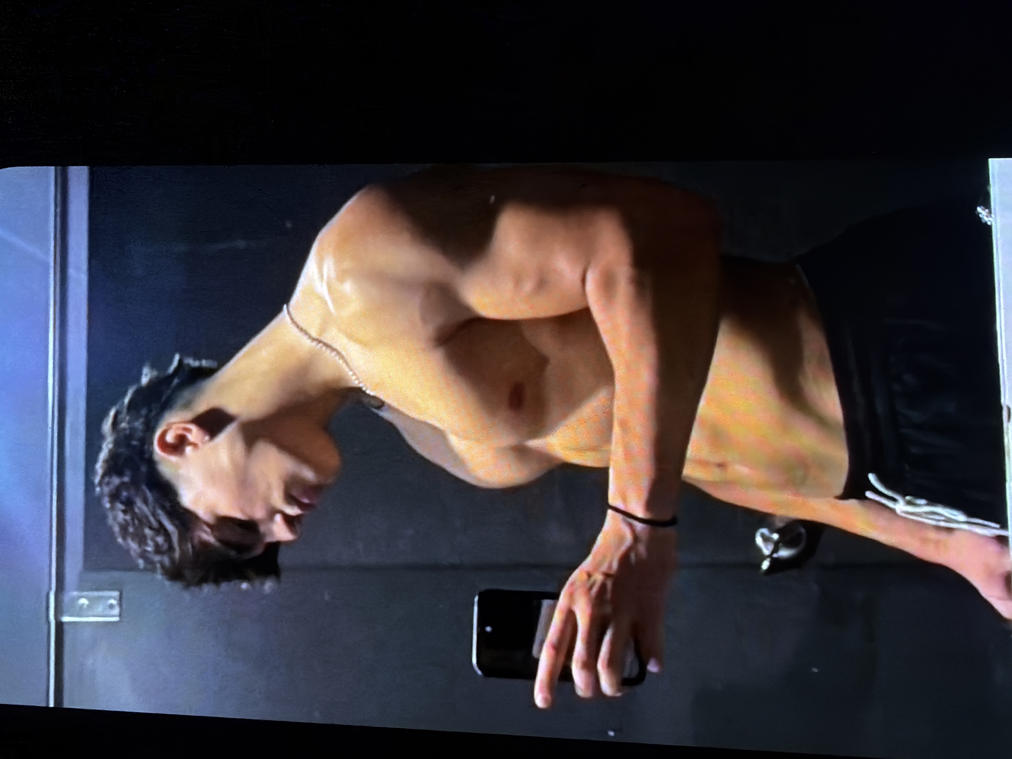 Man takes selfies in different indoor locations in Burgas