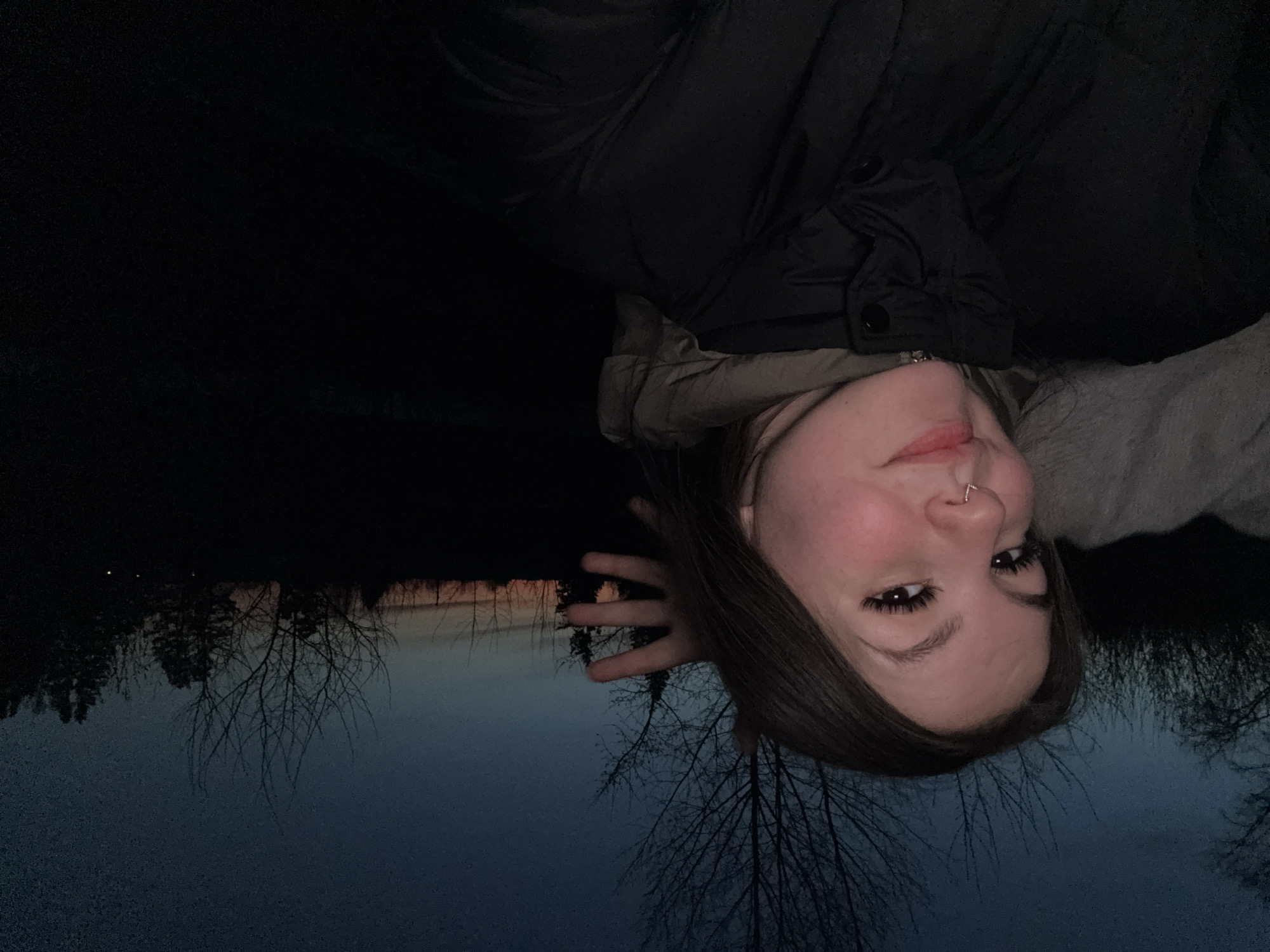 Twilight scenes and selfie captured in Foki, Russia
