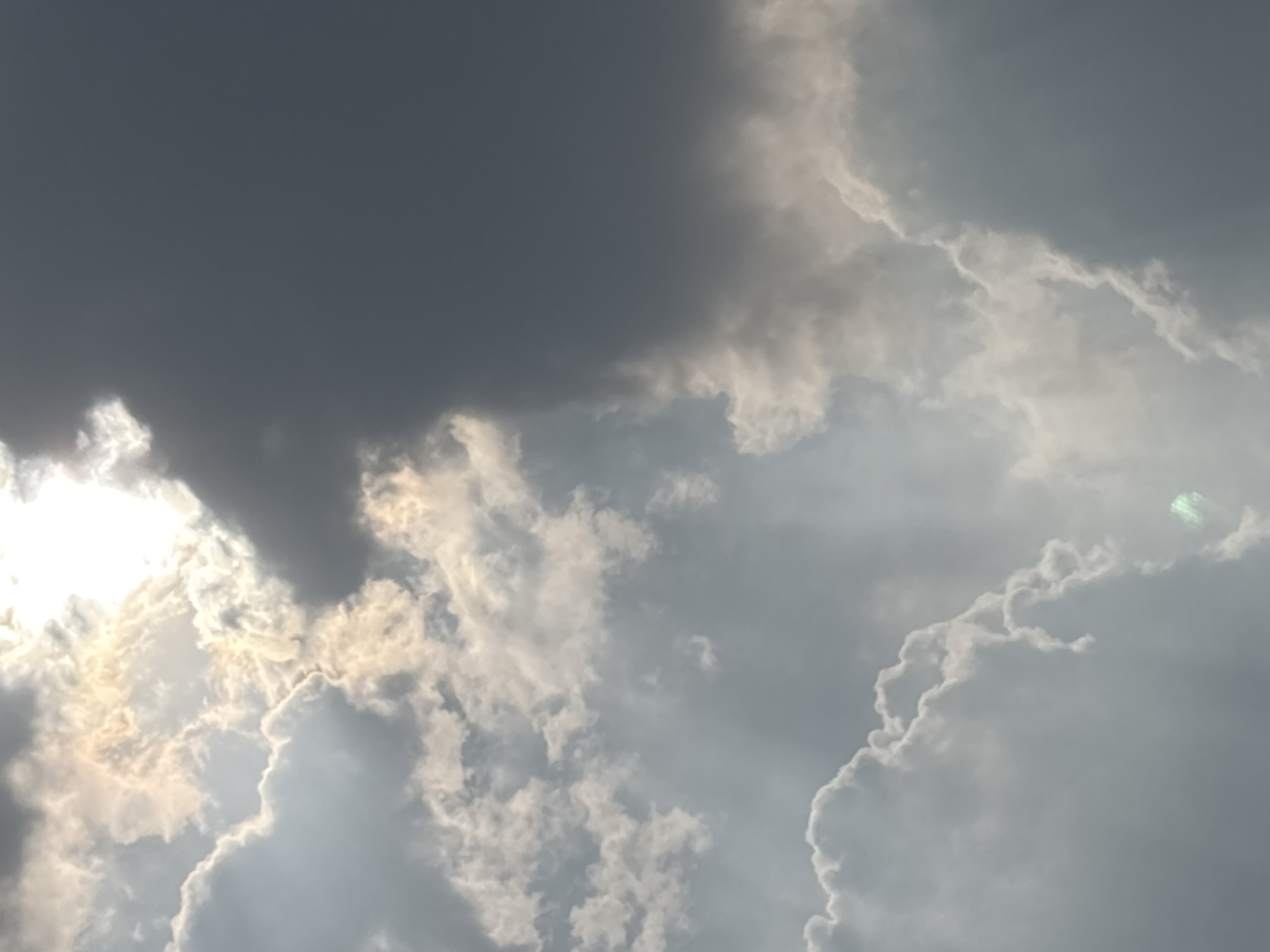 Morning cloudscape and street views in Bogor