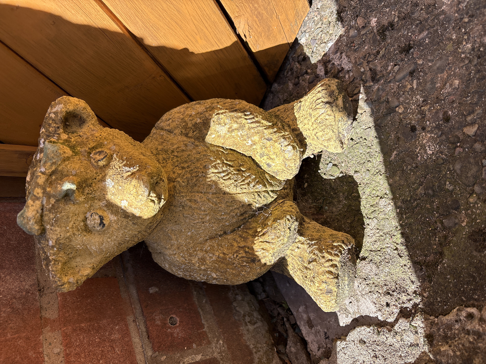 Animal statues discovered in Minsterley garden area