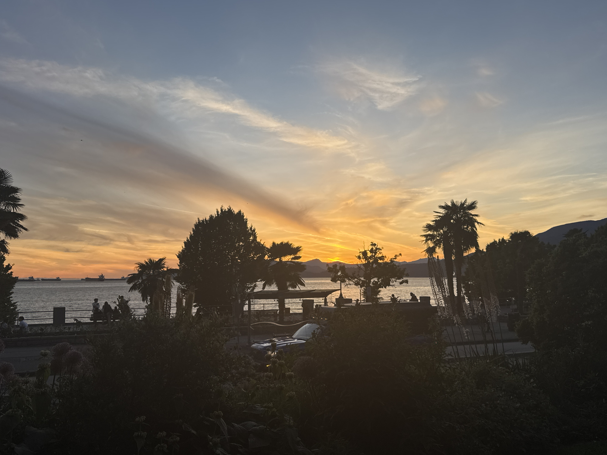 Sunset collection from English Bay and Stanley Park waterfront