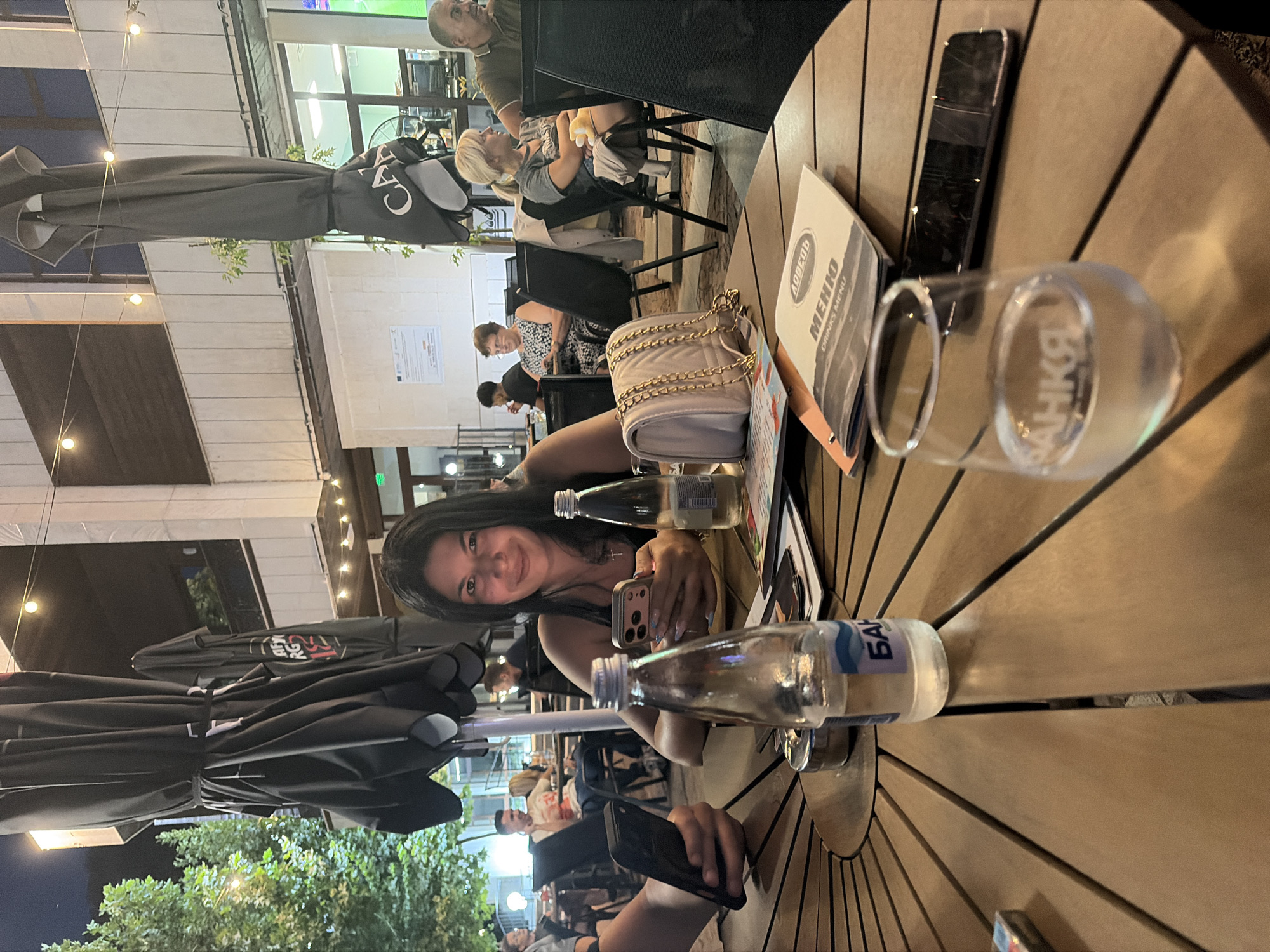 Evening out at a Lovech restaurant, hookah and beers