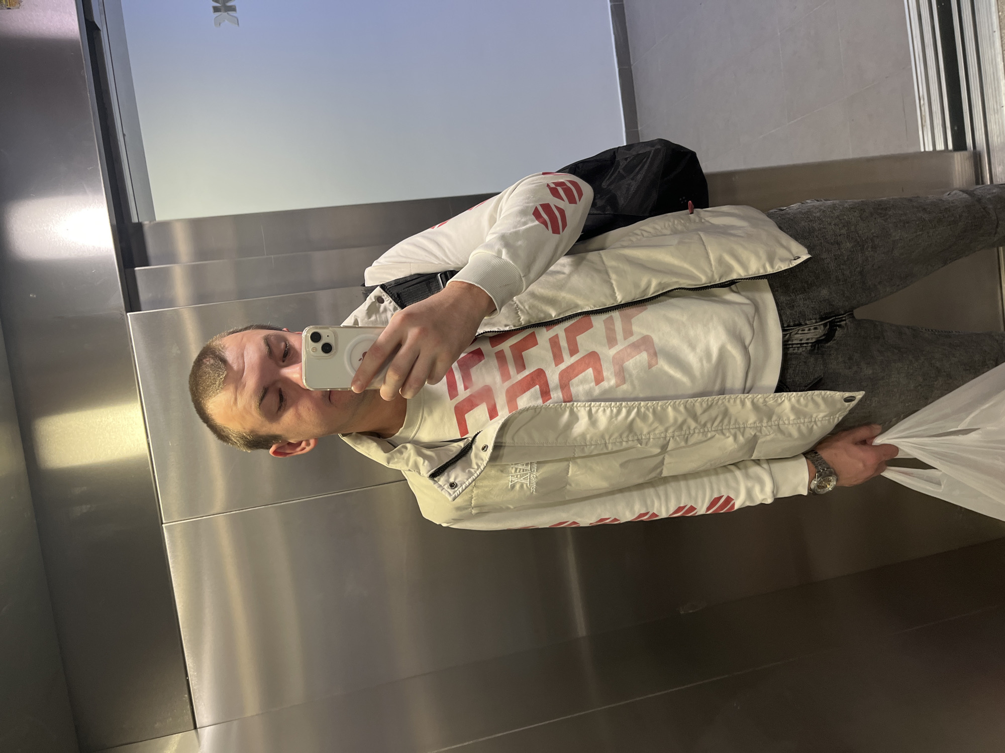 Elevator selfie in Khimki, casual everyday moment