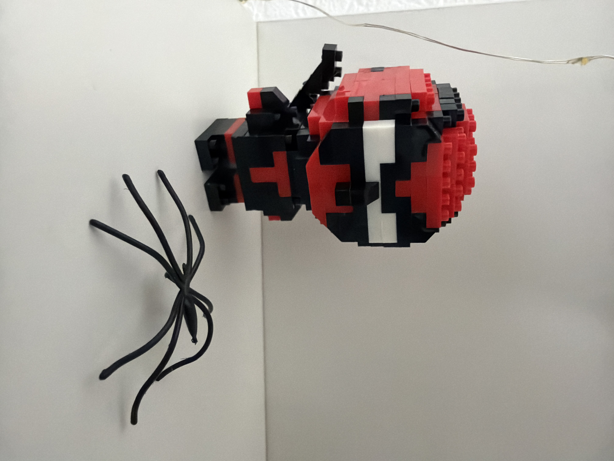 Kyiv home filled with travel postcards, pixel art, and mountain views