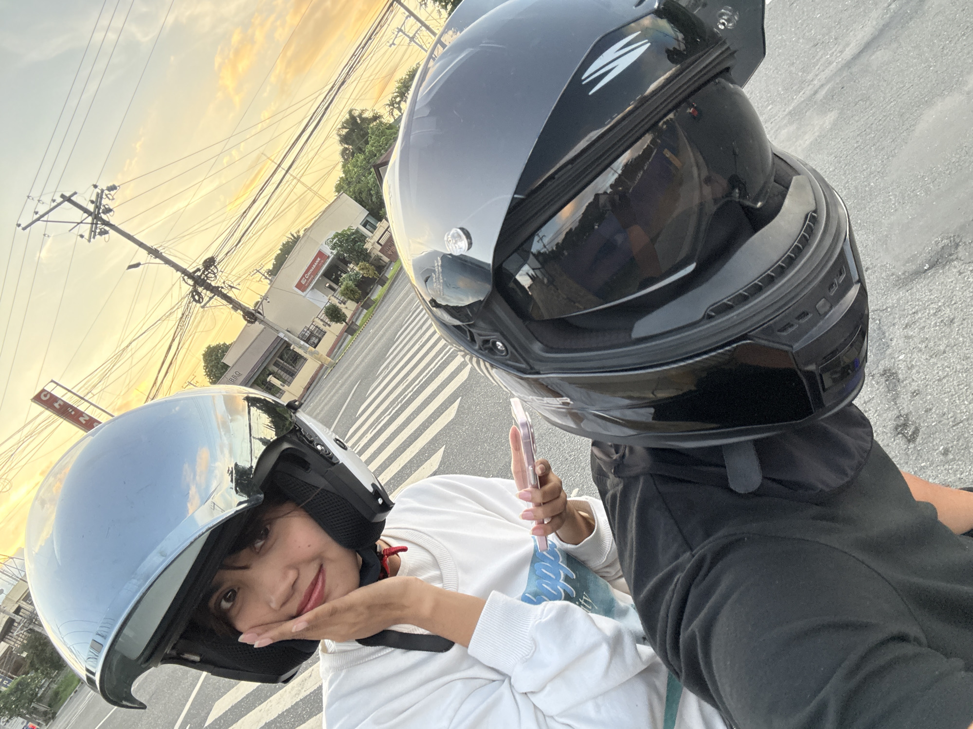 Evening motorcycle tour through Davao City streets and Azuela Cove