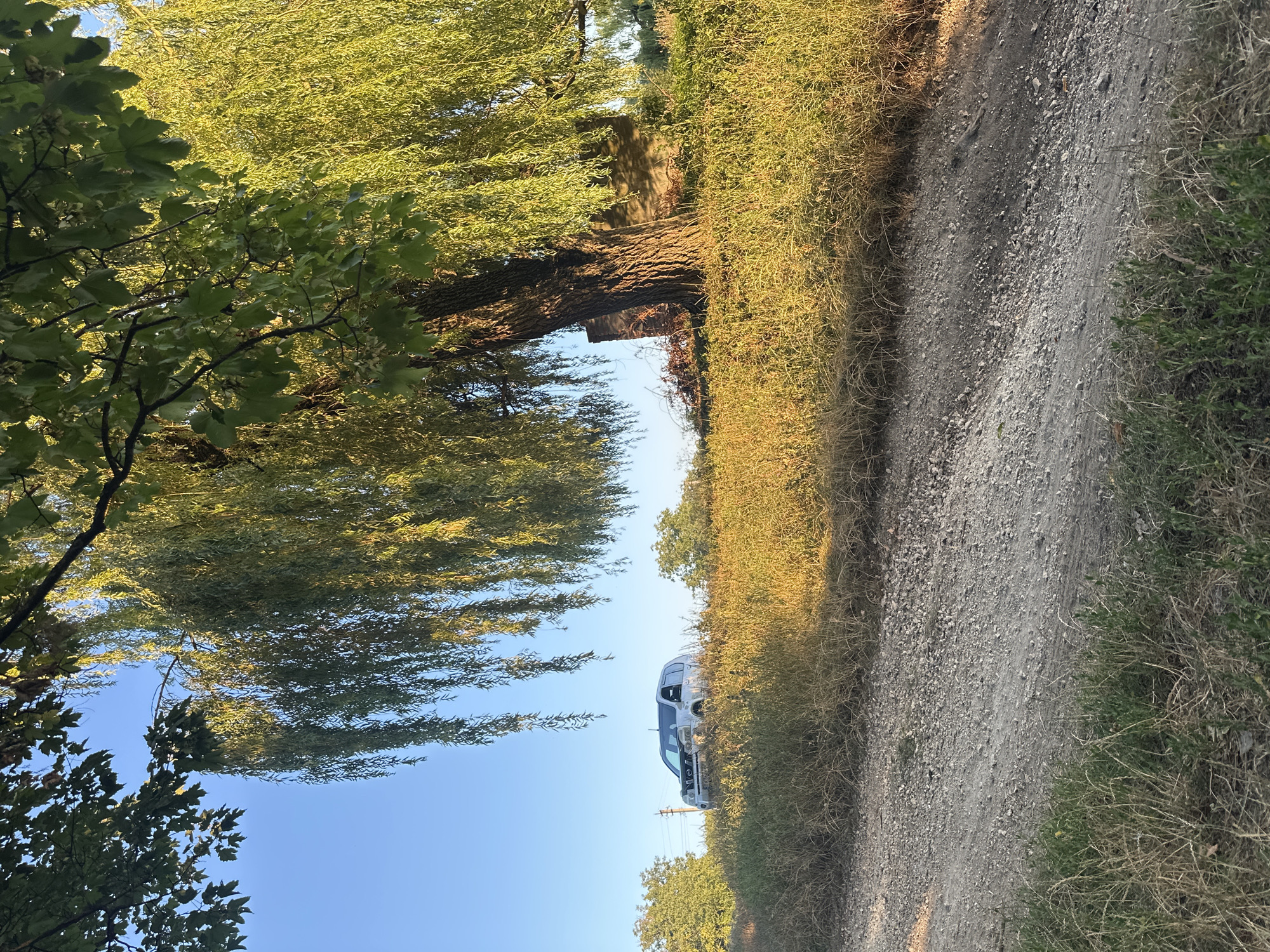 Afternoon roadside stop in rural Makiv, Ukraine