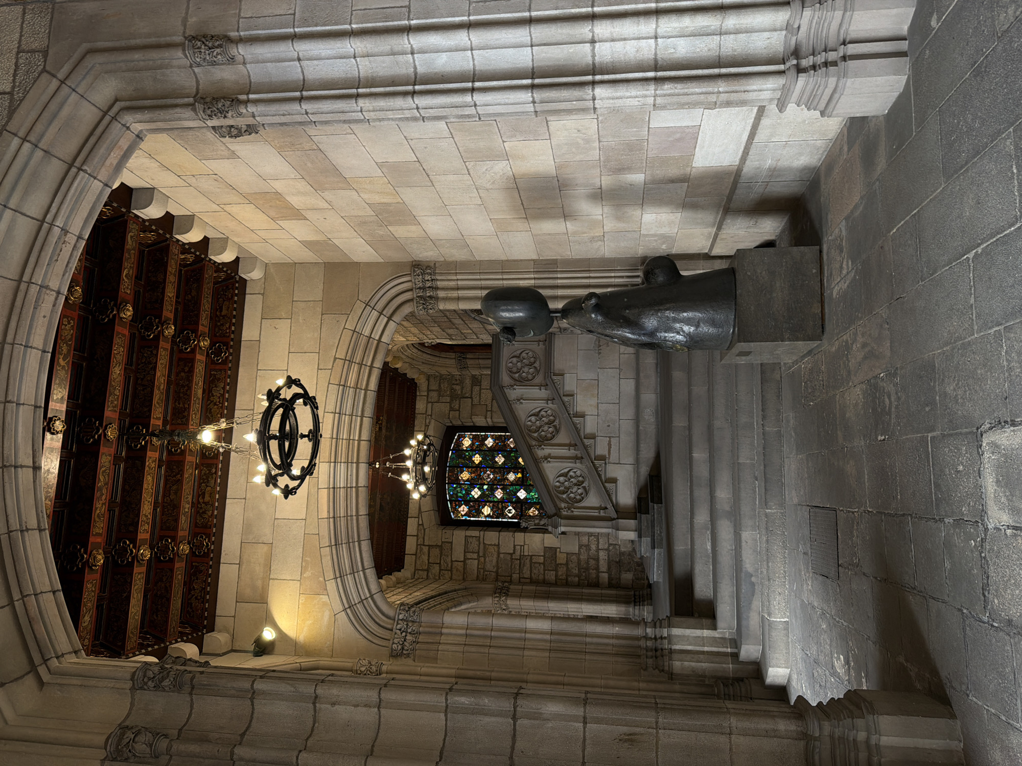 Inside the Palau de la Generalitat's Gothic halls, Barcelona