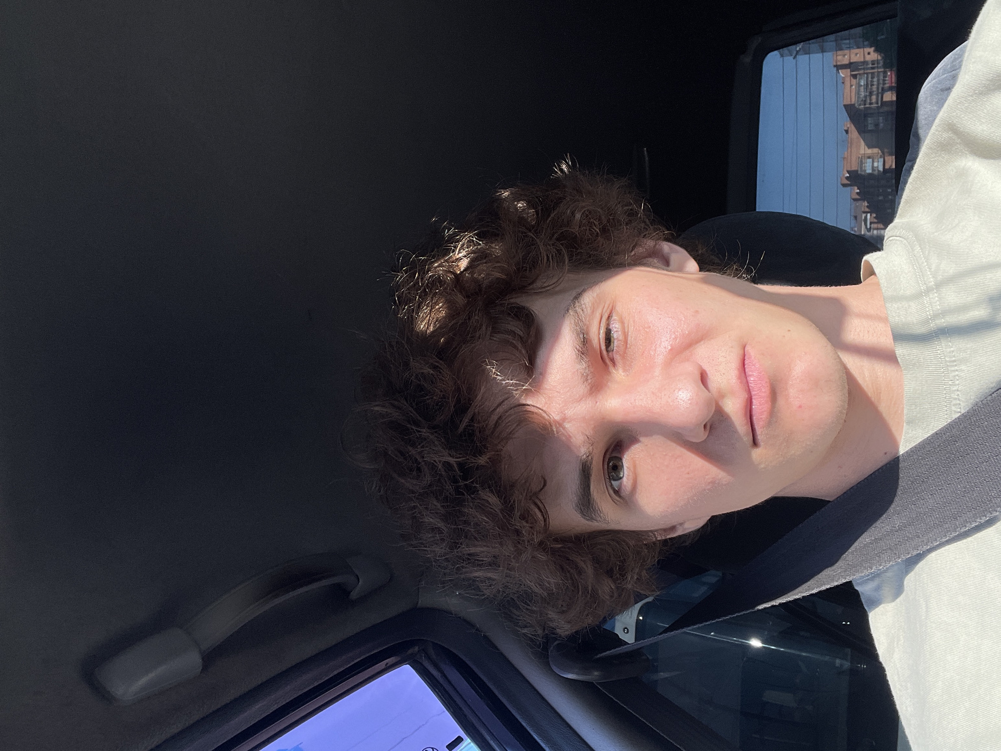 Passenger seat selfies taken seconds apart in Krasnoyarsk