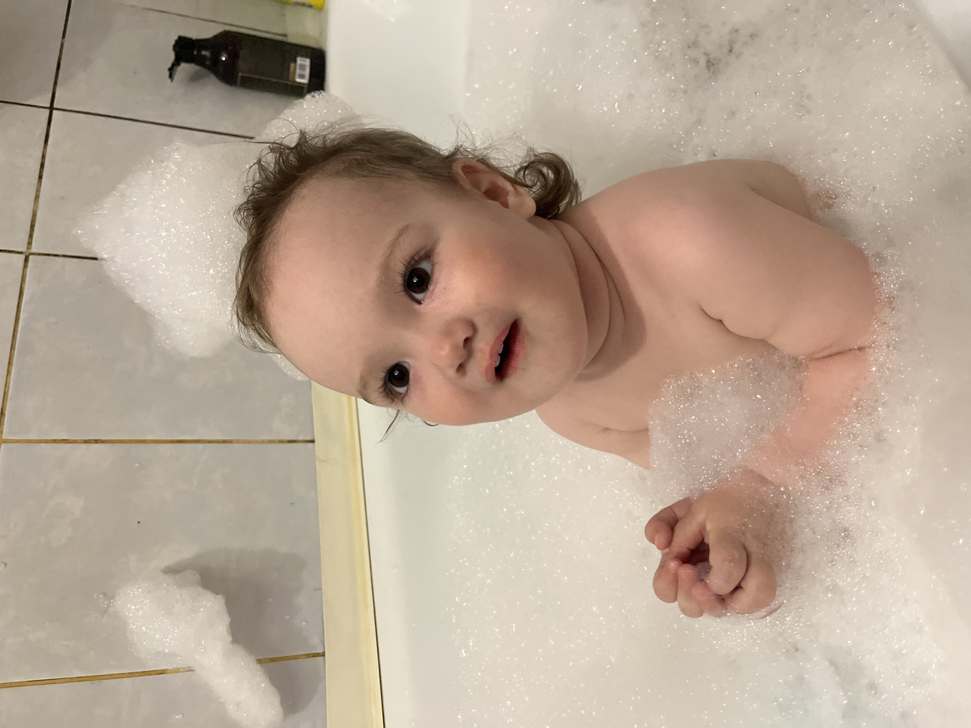 Domestic moments captured: bath time and pastries in Shushary