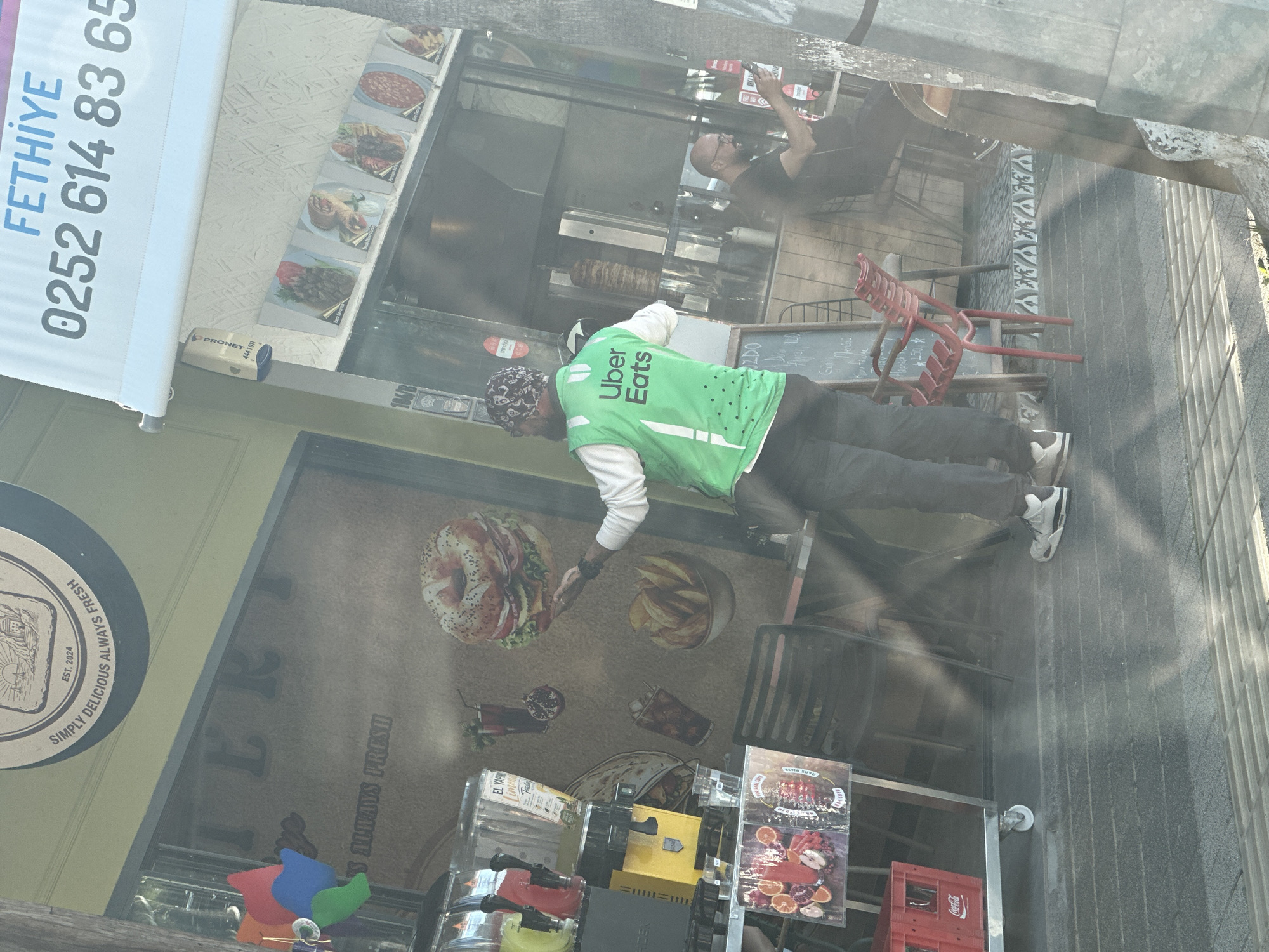 Routine street activity documented in sunny Fethiye, Turkey