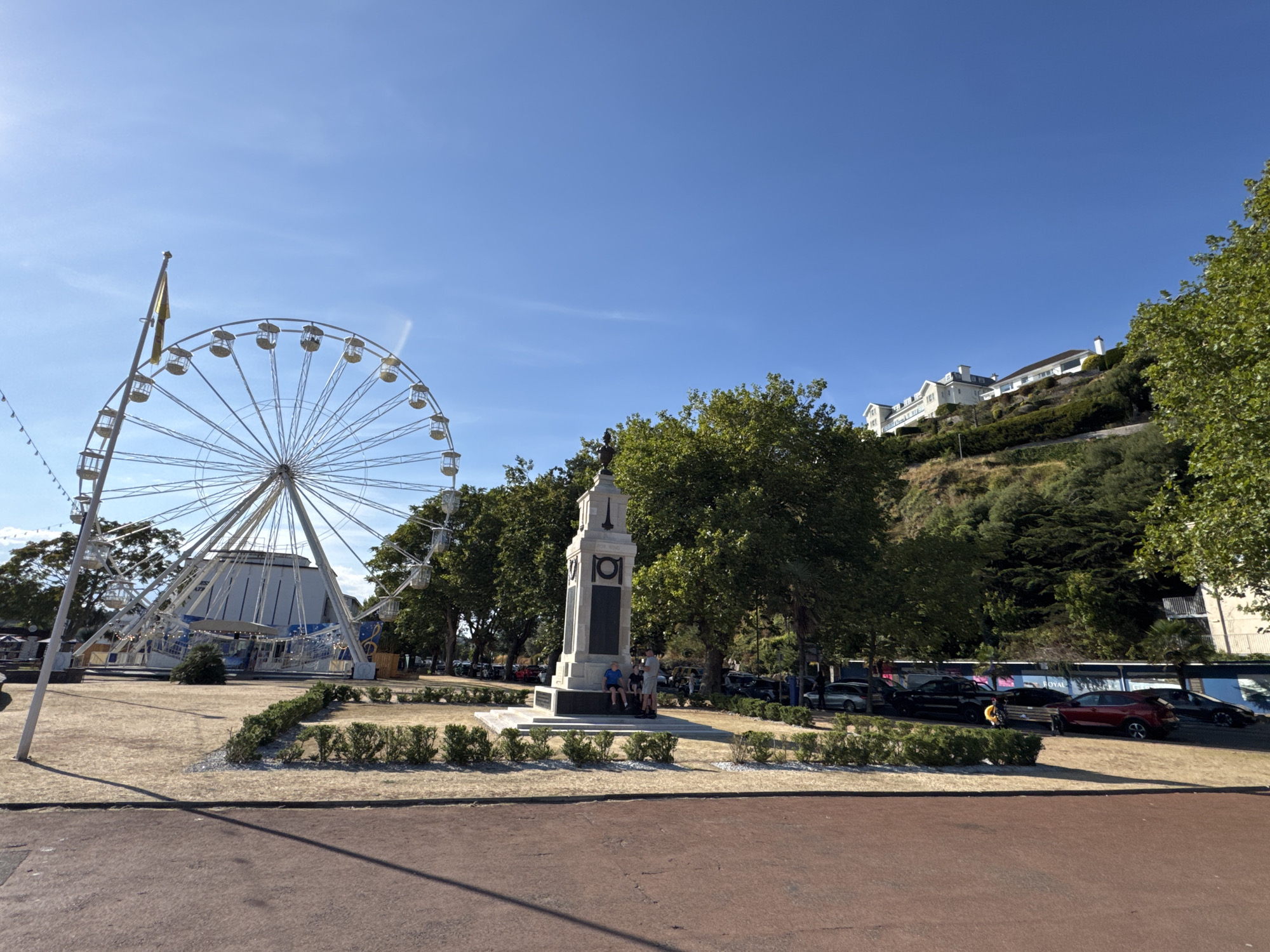 Torquay harbour and waterfront on a sunny summer afternoon