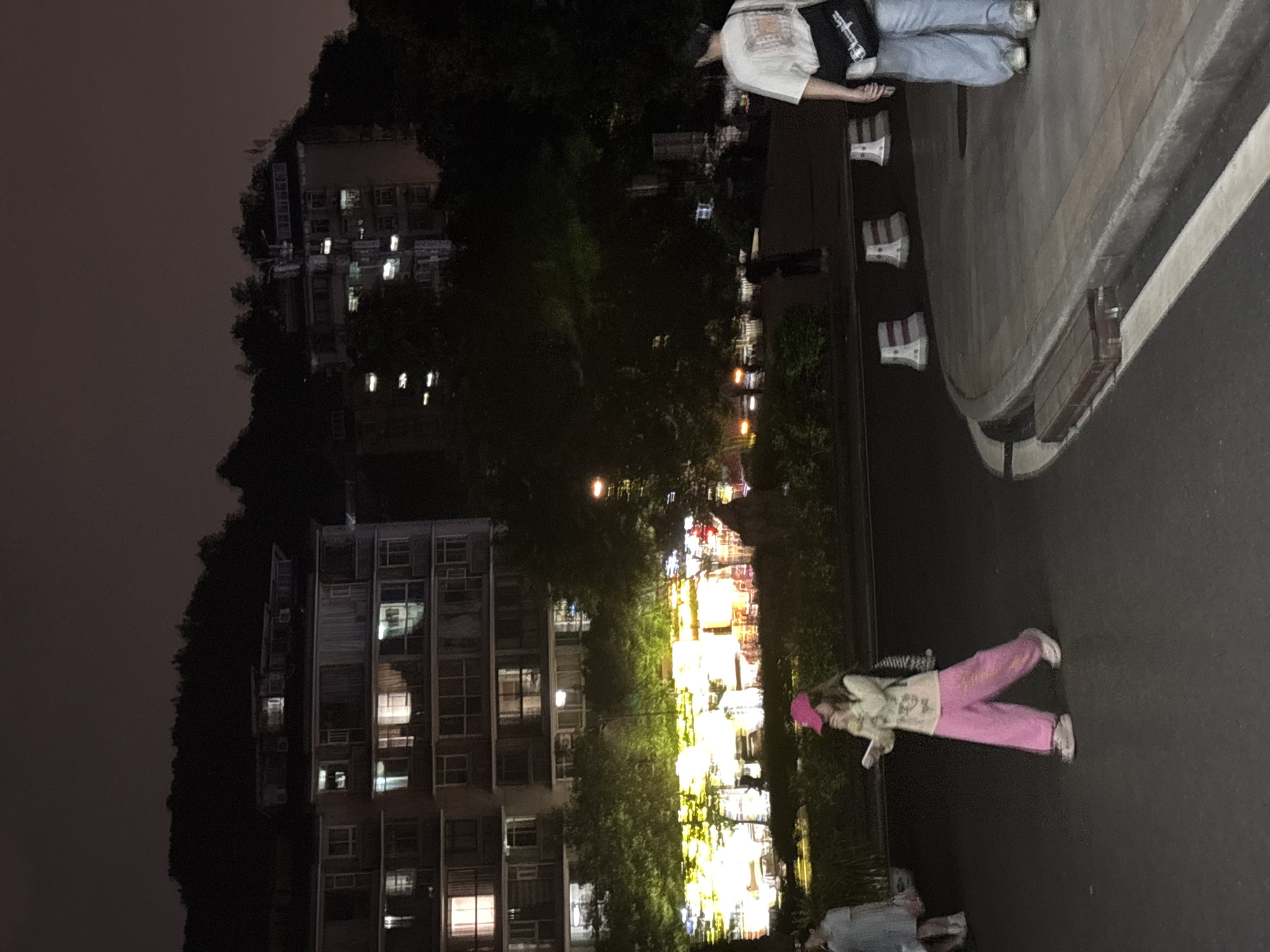 Nighttime urban scenes documented across Nan'an District, China
