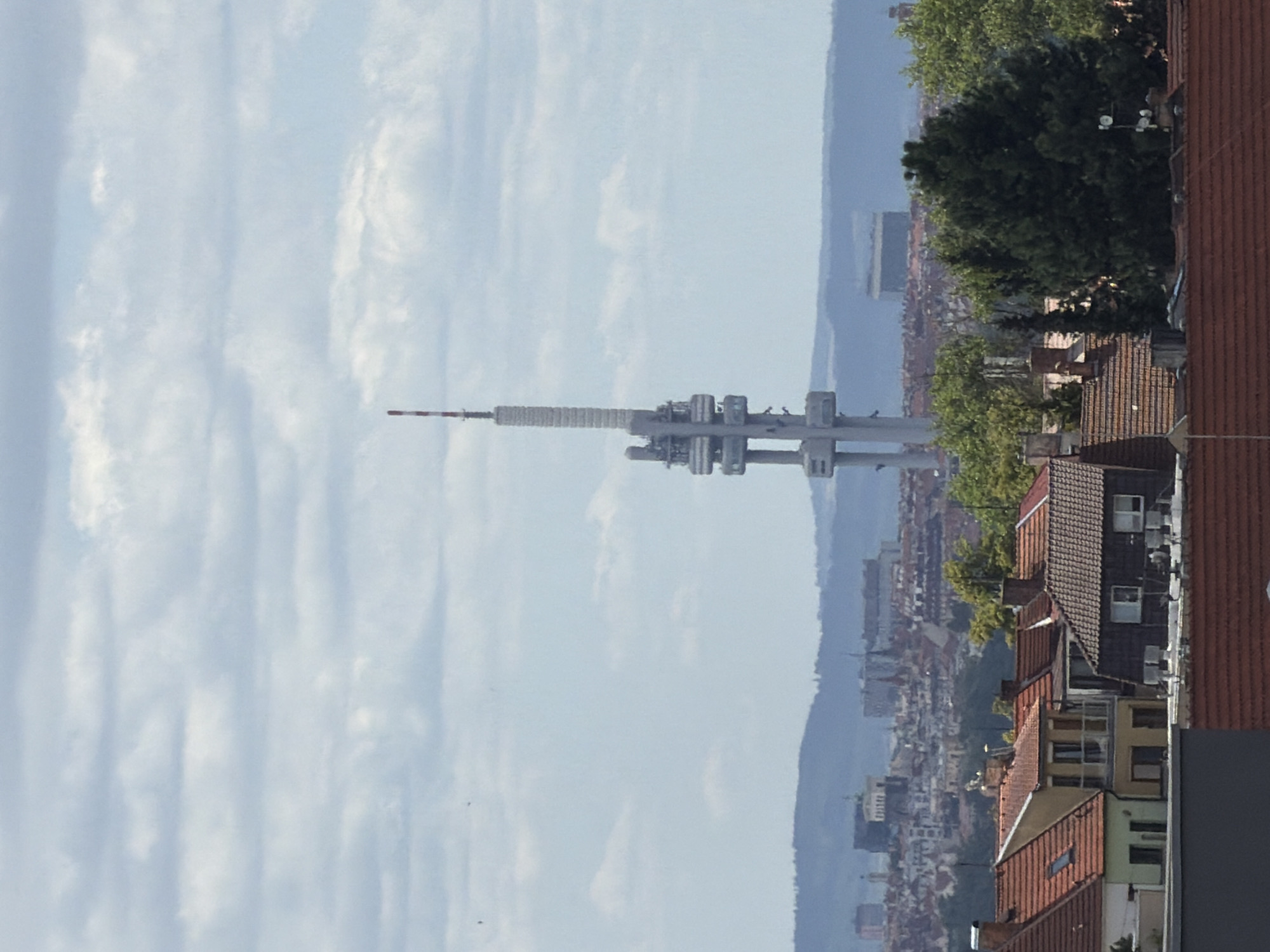 Žižkov Tower and neighborhood from multiple angles, Prague