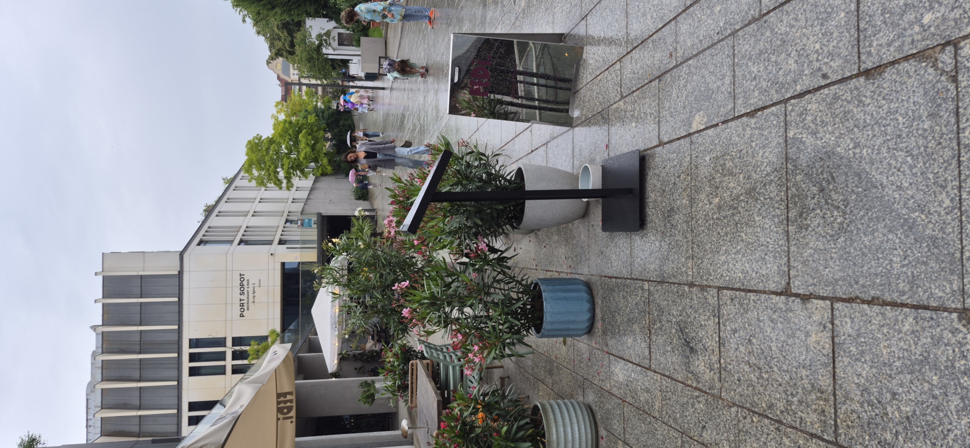 Rainy afternoon around Sopot Centrum and the waterfront walkways