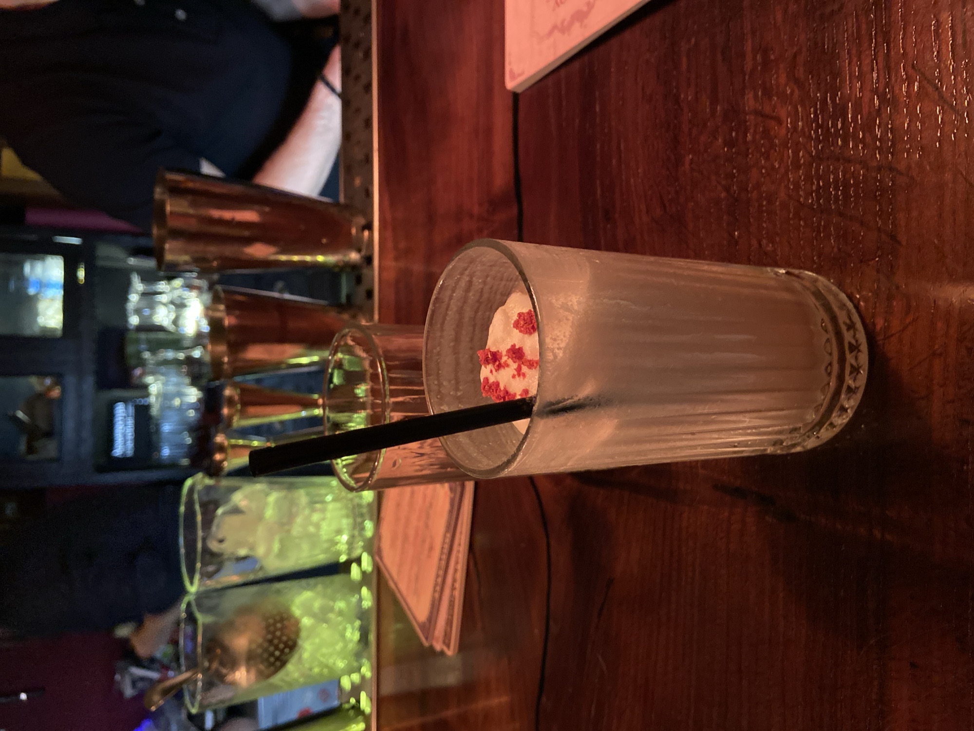 Late-night drinks at a dimly lit bar in Brest, Belarus