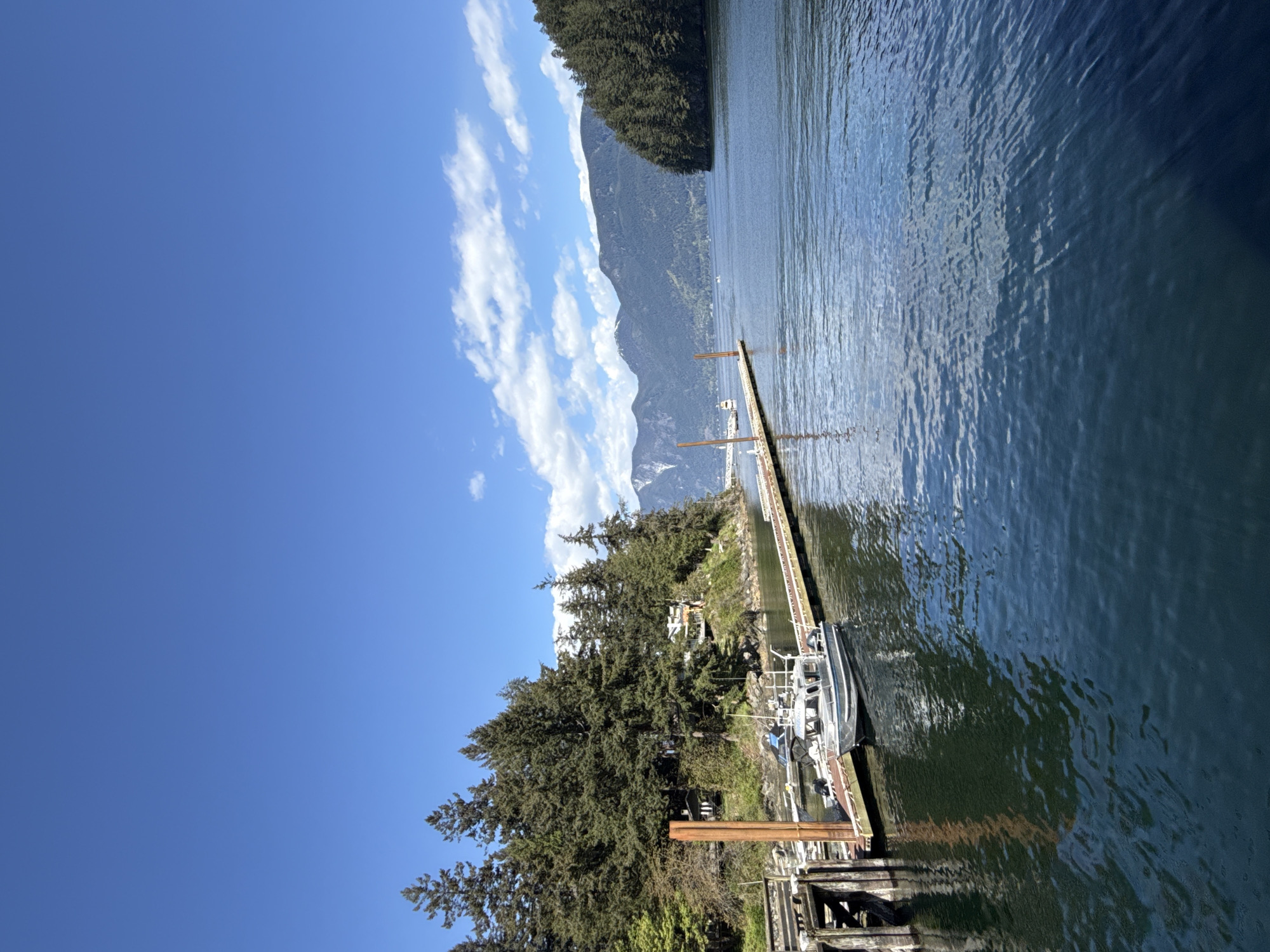 Ferry passengers document last-minute arrival at Bowen Island terminal