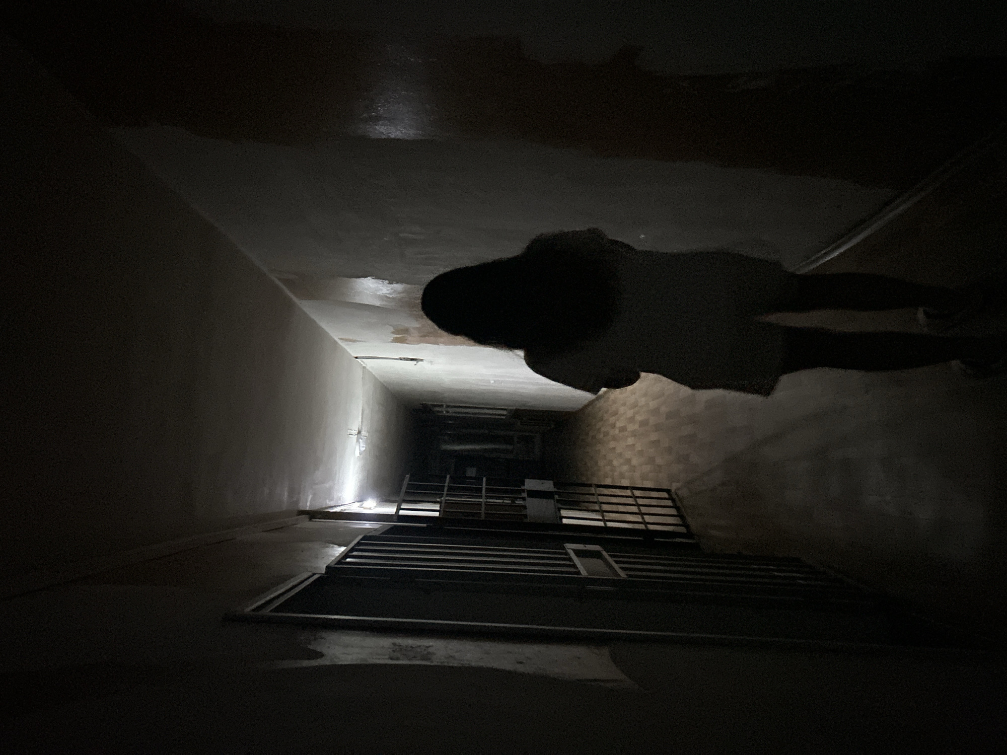Urban explorer documents abandoned building interior in Sofia
