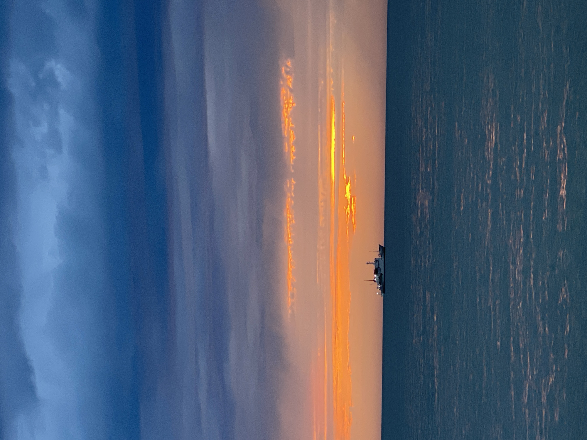 Tourist documents evening stroll through Sochi's seaside attractions