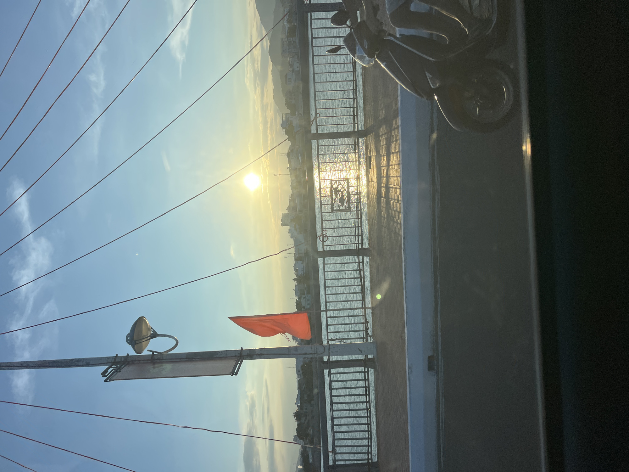 Morning scenes captured from bridge and vehicle in Nha Trang