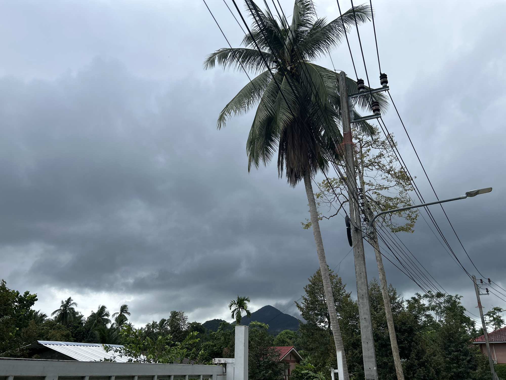 Overcast morning scenes documented across Koh Phangan, Thailand