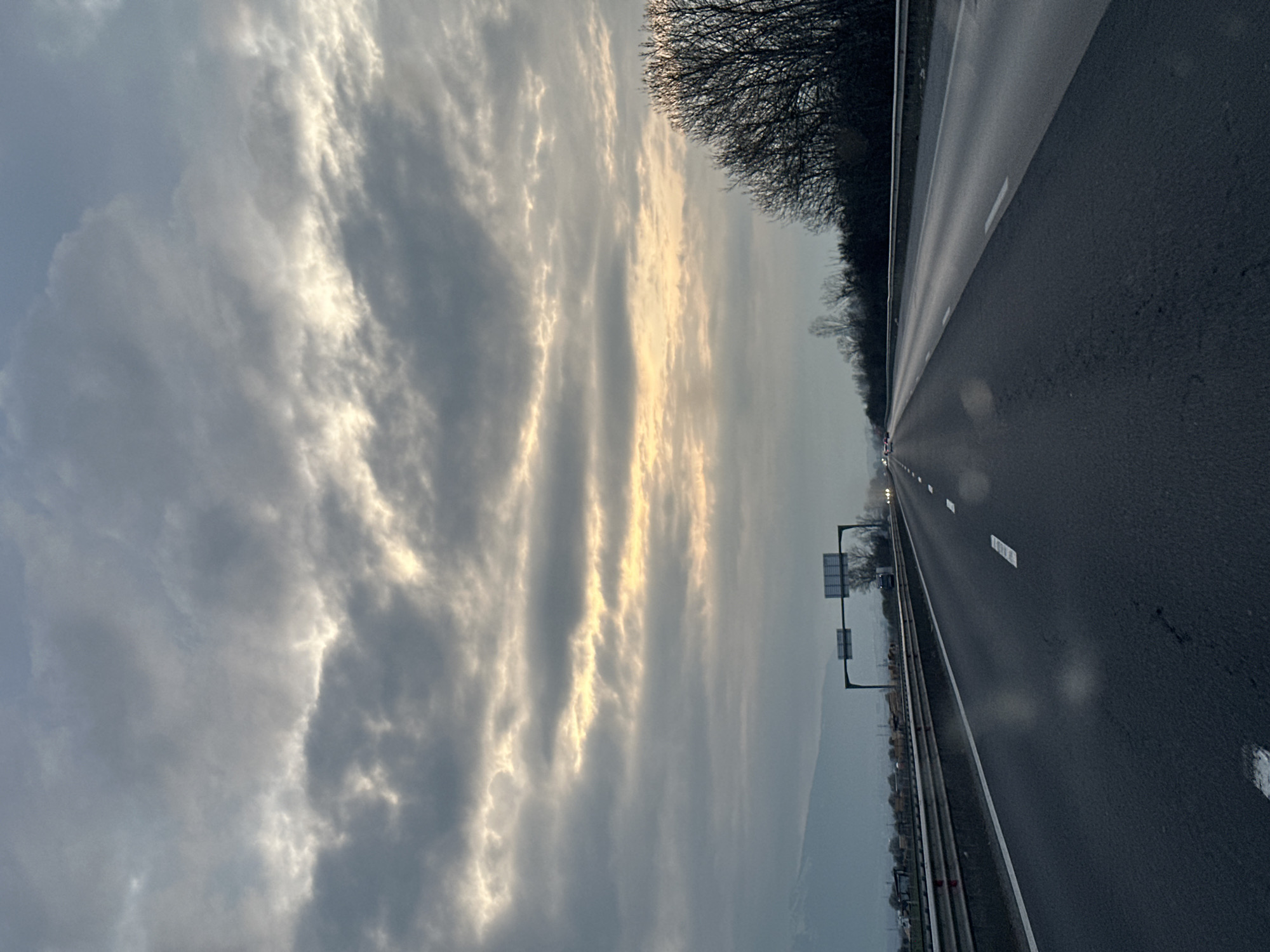 Highway travel scenes captured near Lozen, Bulgaria