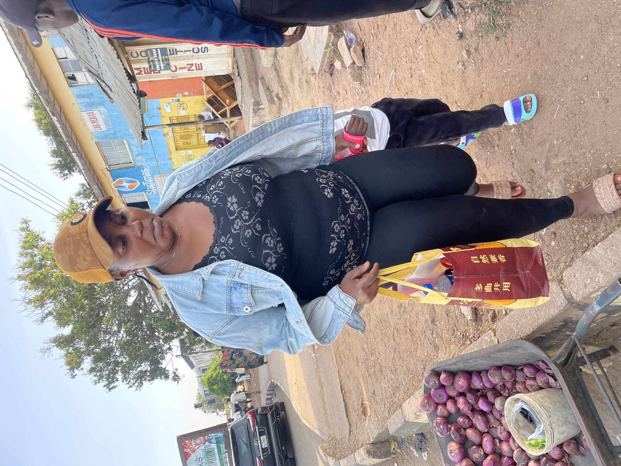 Daily street commerce documented in Jos, Nigeria