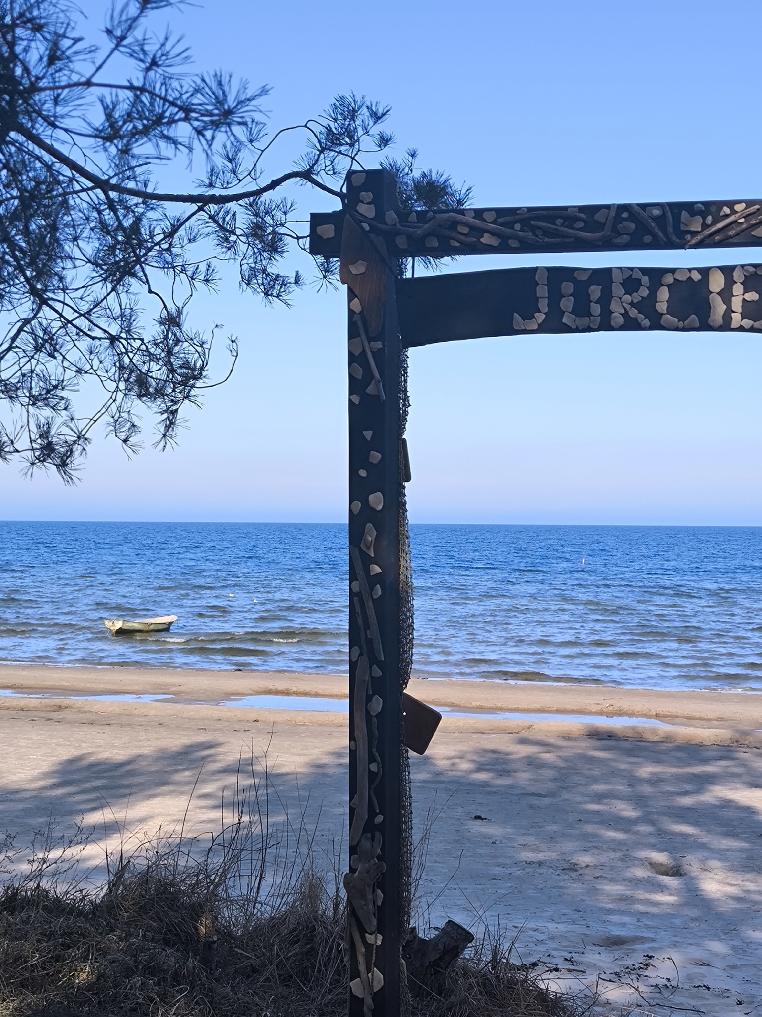 Peaceful beach scenes captured in Ragaciems, Latvia
