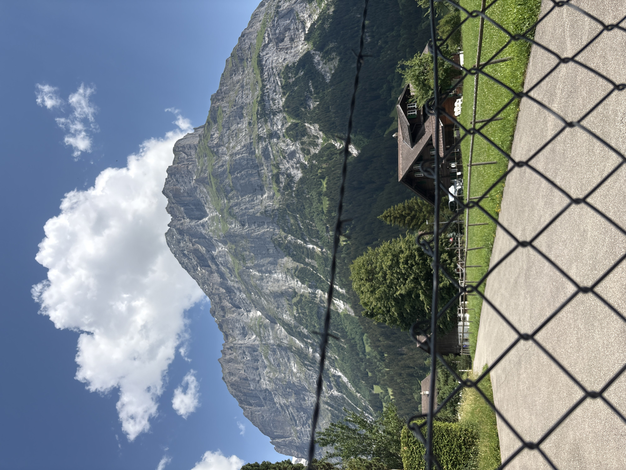 Alpine views and odd indoor notes from Grindelwald