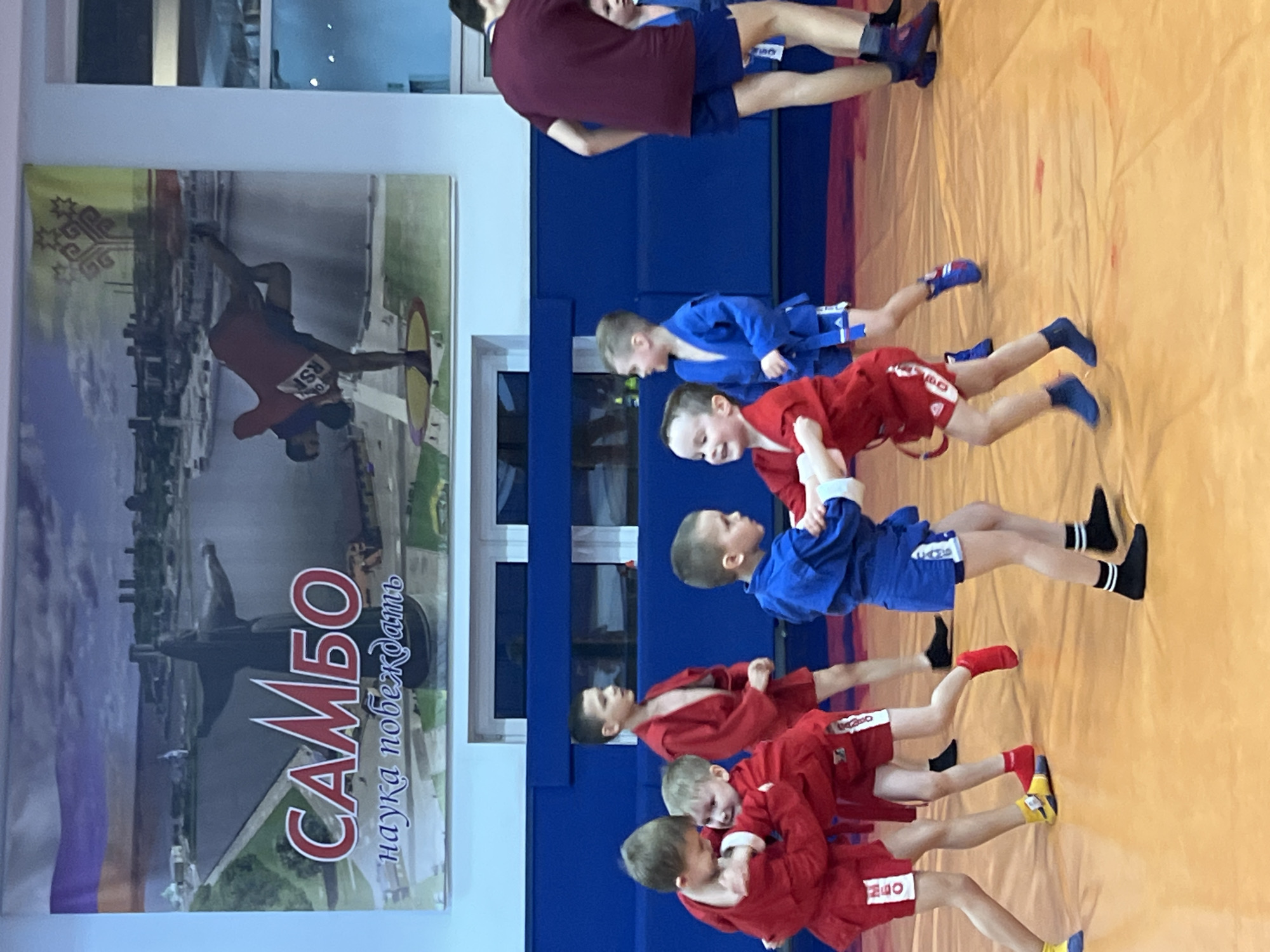 Youth Sambo training session held in Cheboksary sports facility