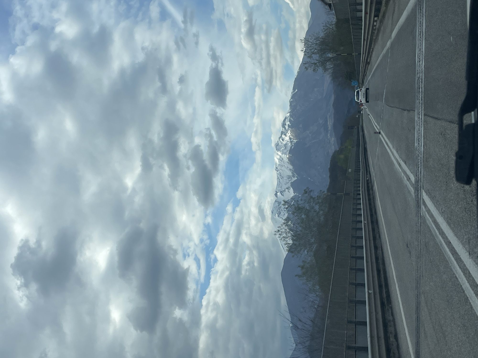 Highway travel documented in San Vincenzo Valle Roveto, Italy