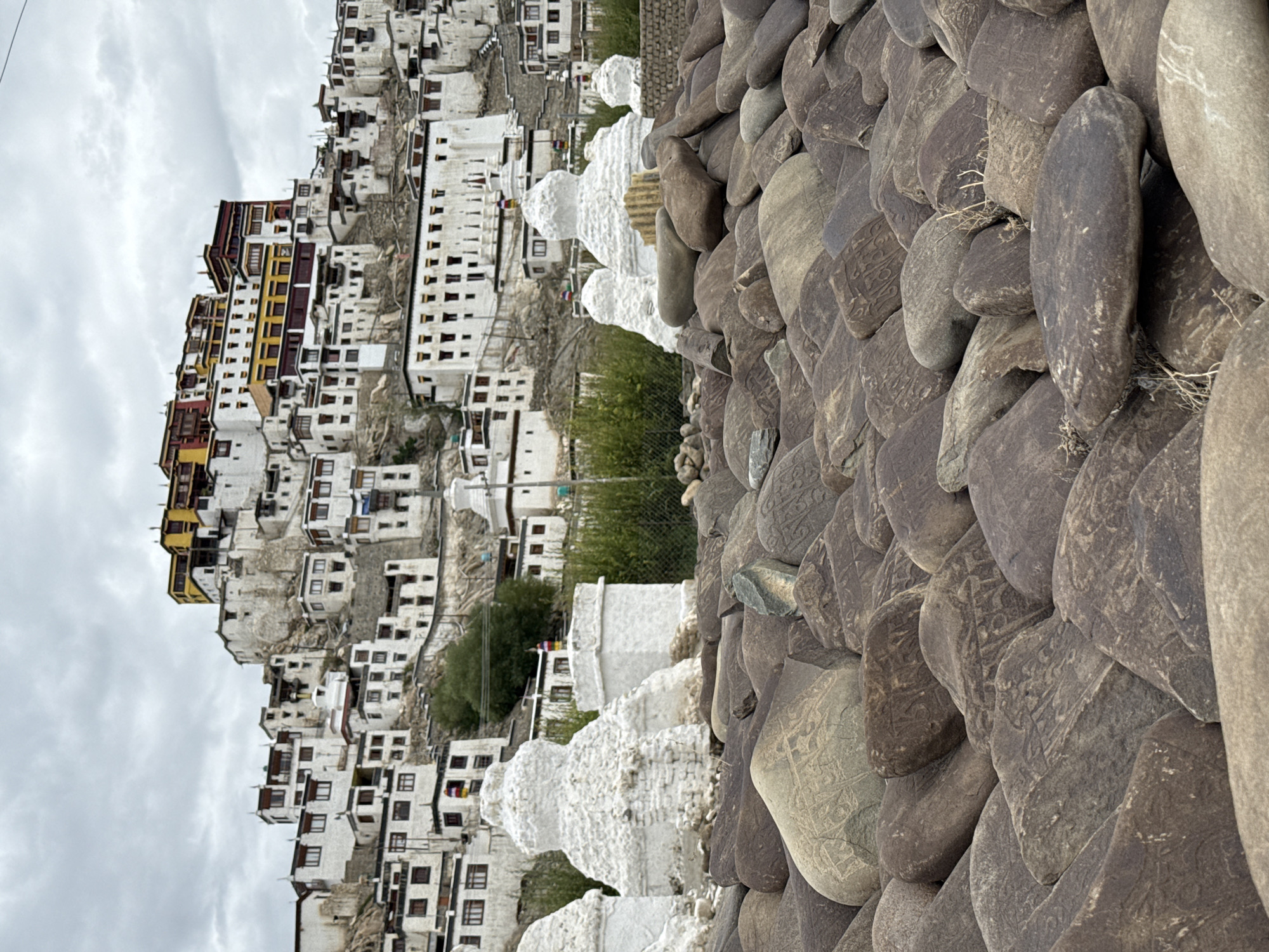 Thiksey Monastery complex, Ladakh, from ground level