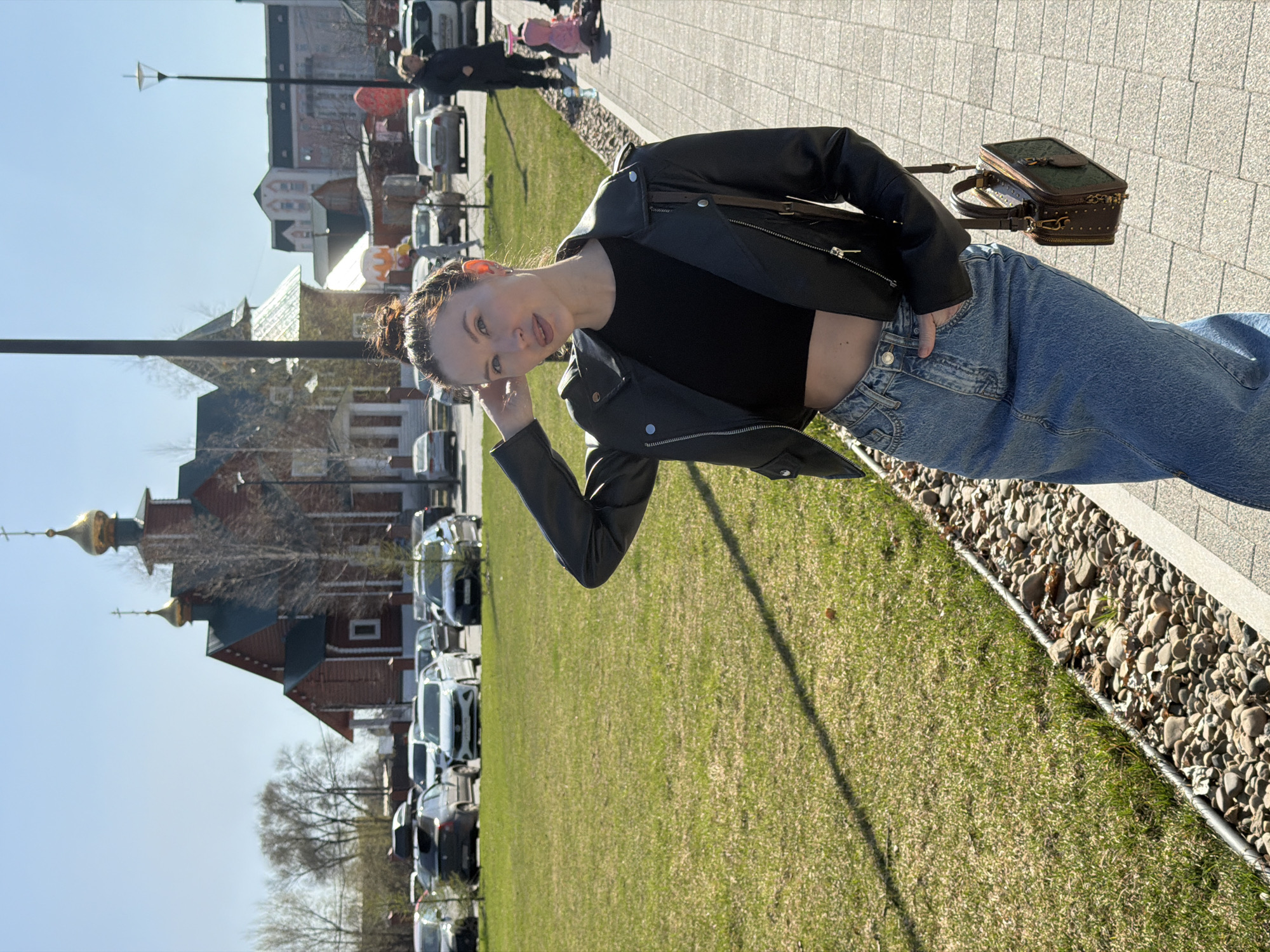 Casual scenes documented around Perm landmarks and zoo entrance