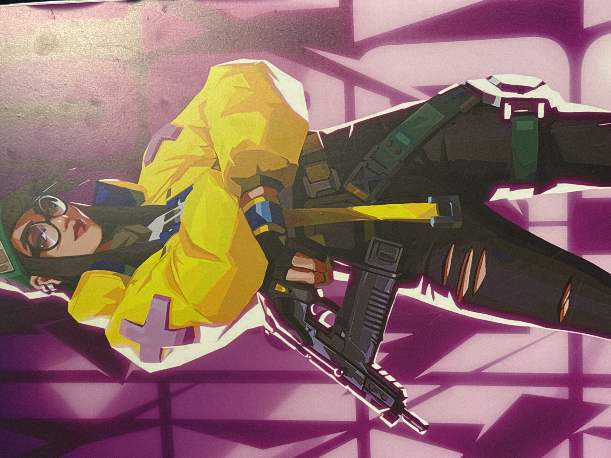 Video game character illustrations captured in Votkinsk, Russia