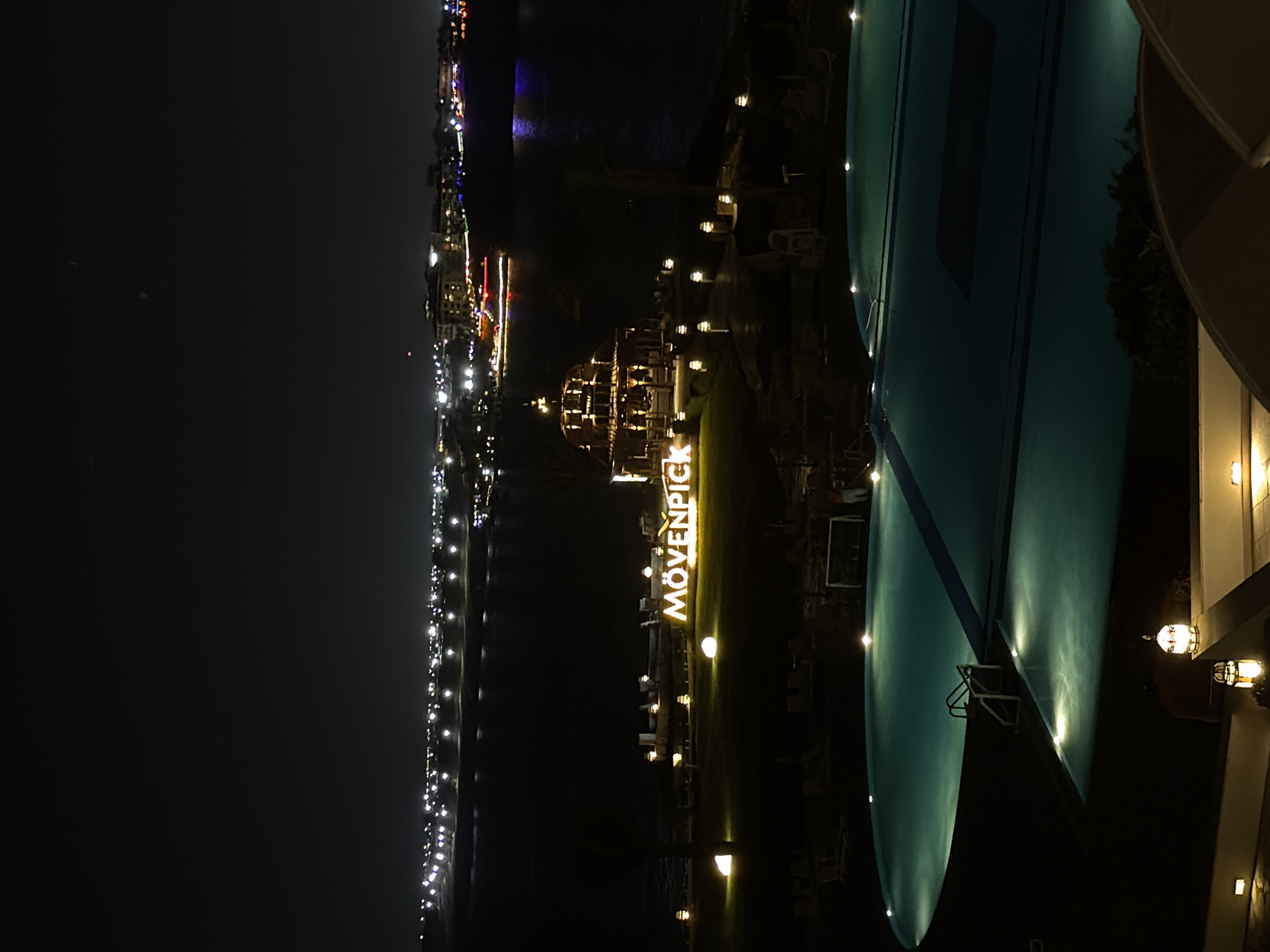 Evening resort scenes captured at Sharm El Sheikh Mövenpick