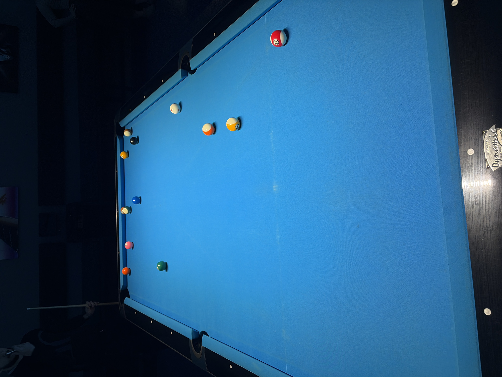 Evening scenes from Varna: billiards hall and gas station