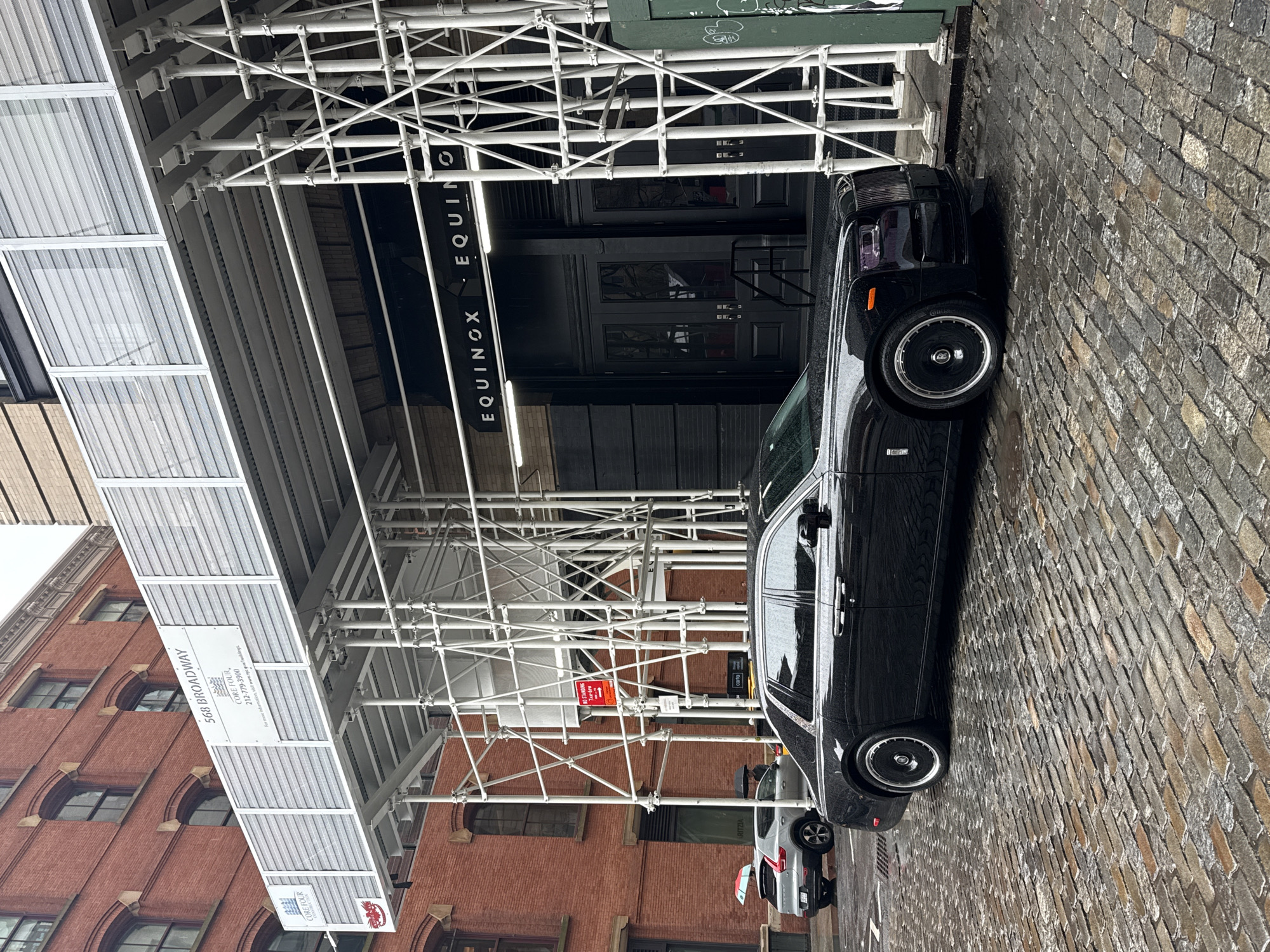 NYC street scenes documented near Equinox fitness center