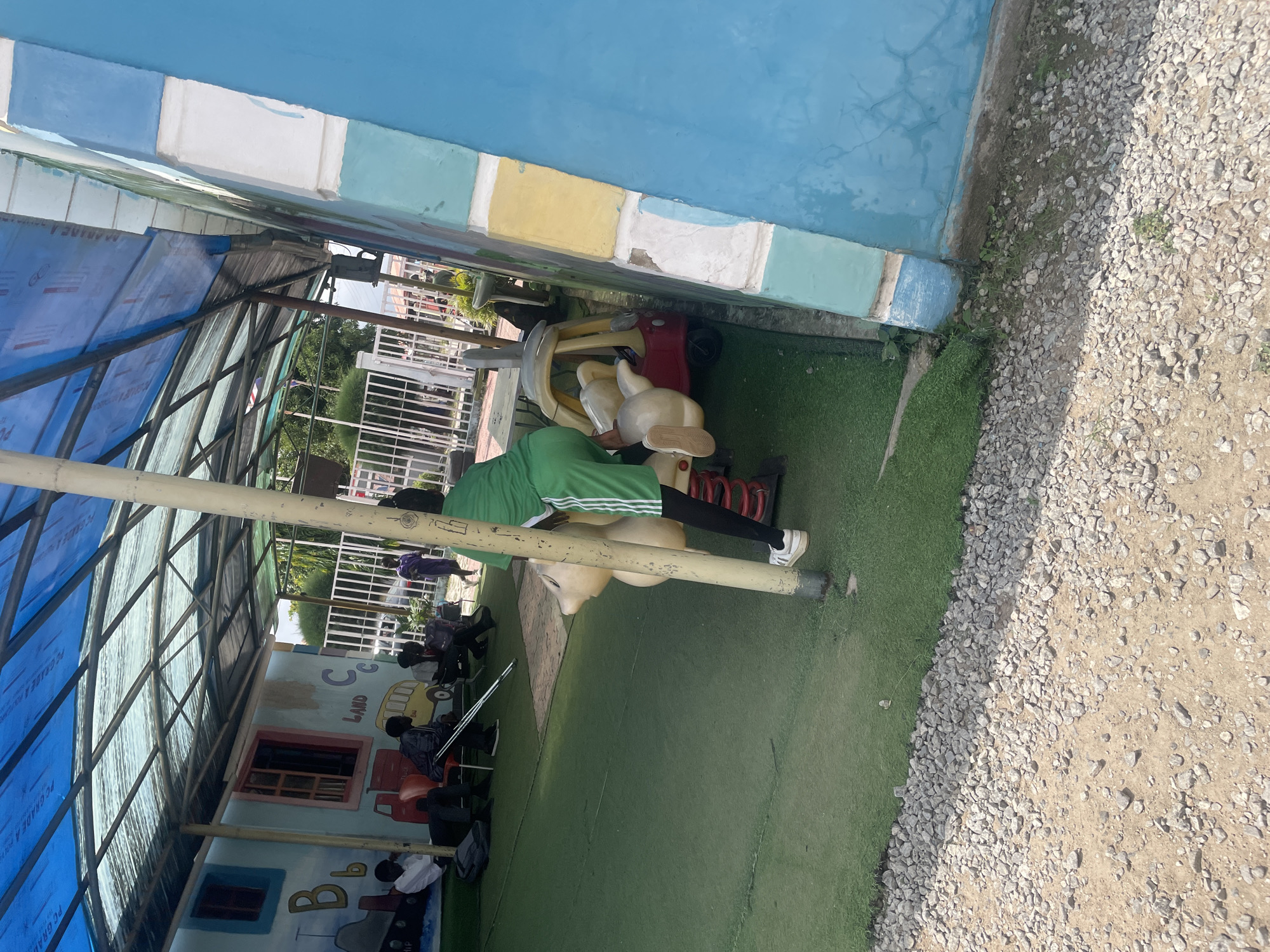 School day in session at a colorful Abuja campus