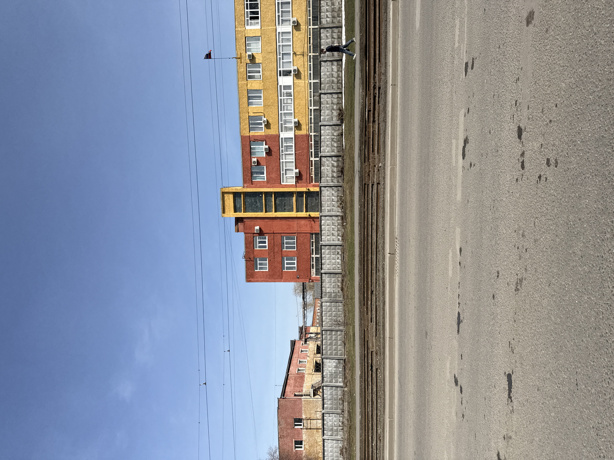 Ordinary street scene documented in Perm, Russia