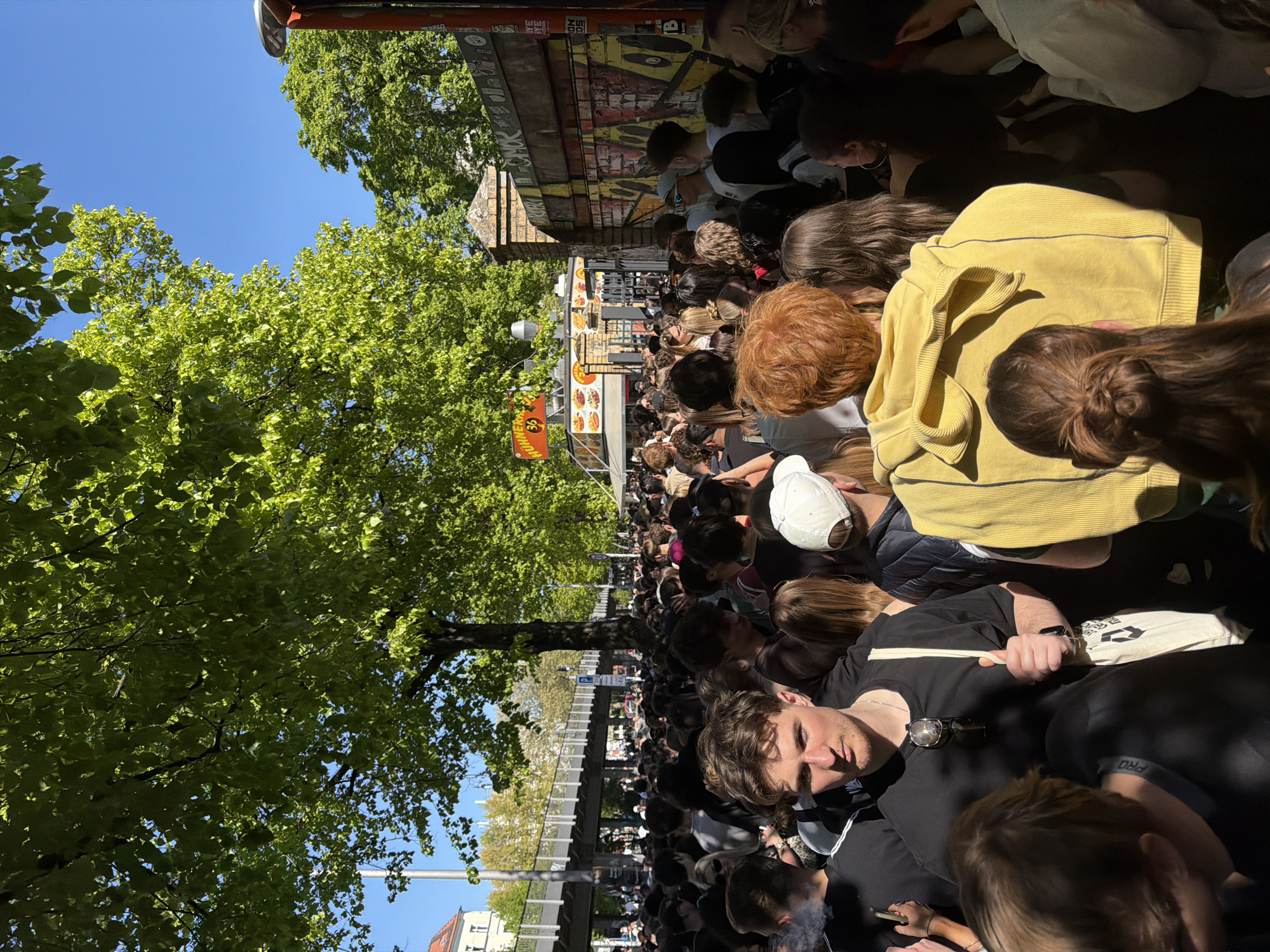Large crowd gathers in Berlin streets and parks