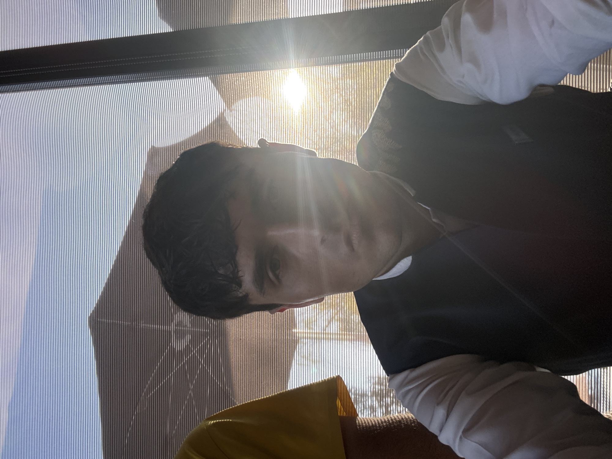 Tourist documents hotel stay with selfies in Bania, Bulgaria