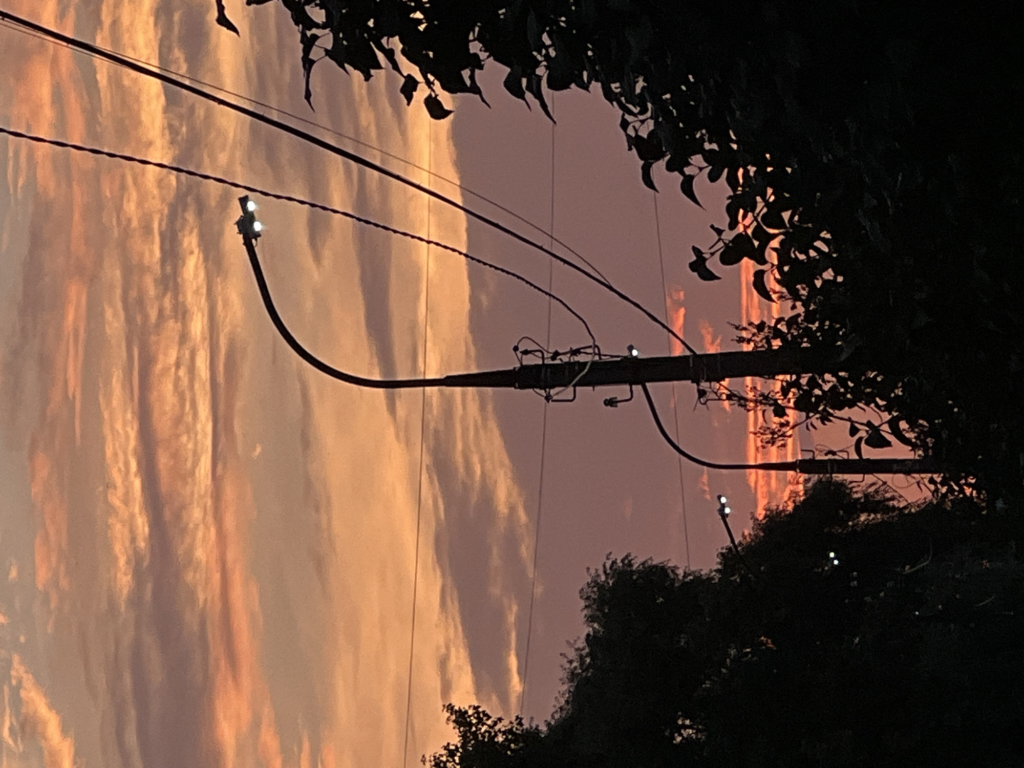 Sunset sky over Chaikovsky, with a few casual indoor moments