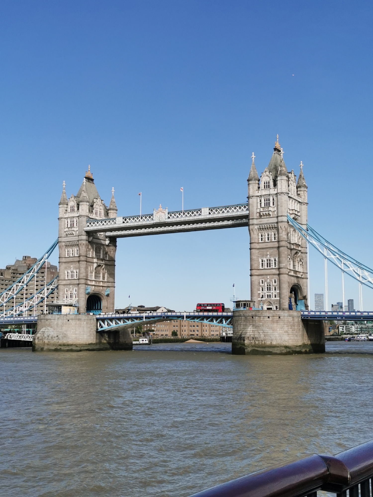 Tower Bridge observed on sunny afternoon in London