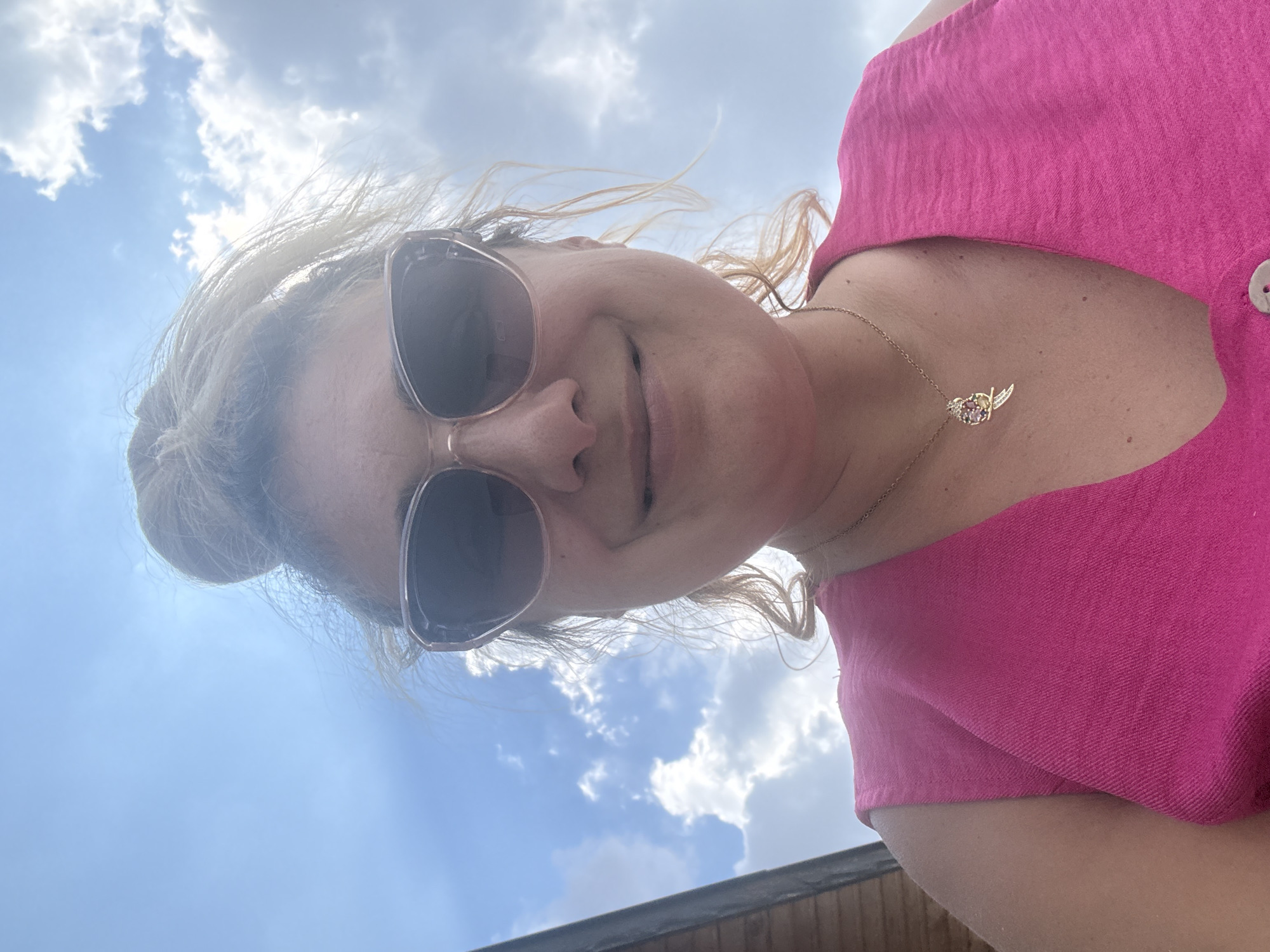 Selfies and a street dove on a Burgas morning