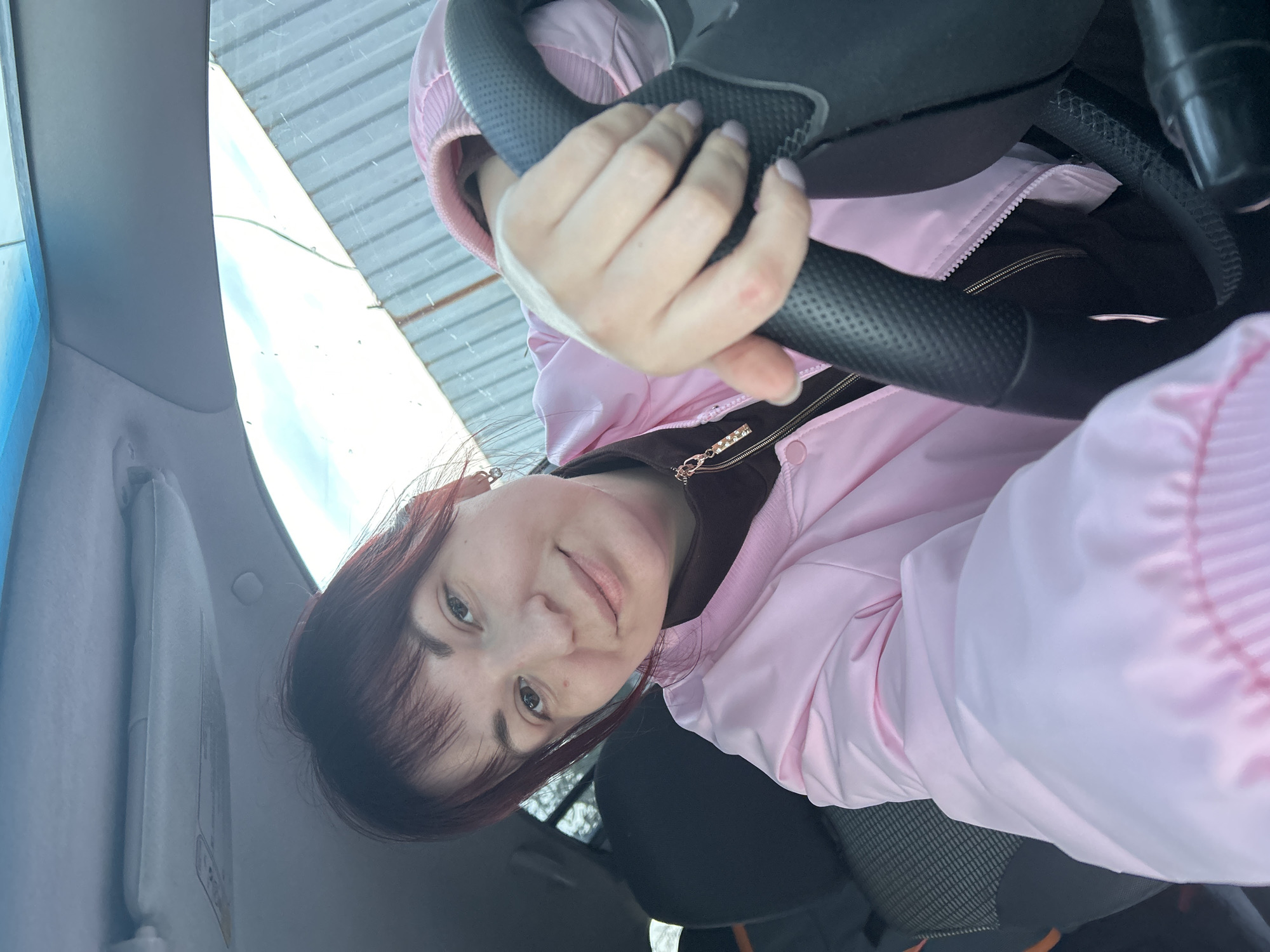 Woman documents afternoon drive through Фоки, Russia capturing church and landscapes