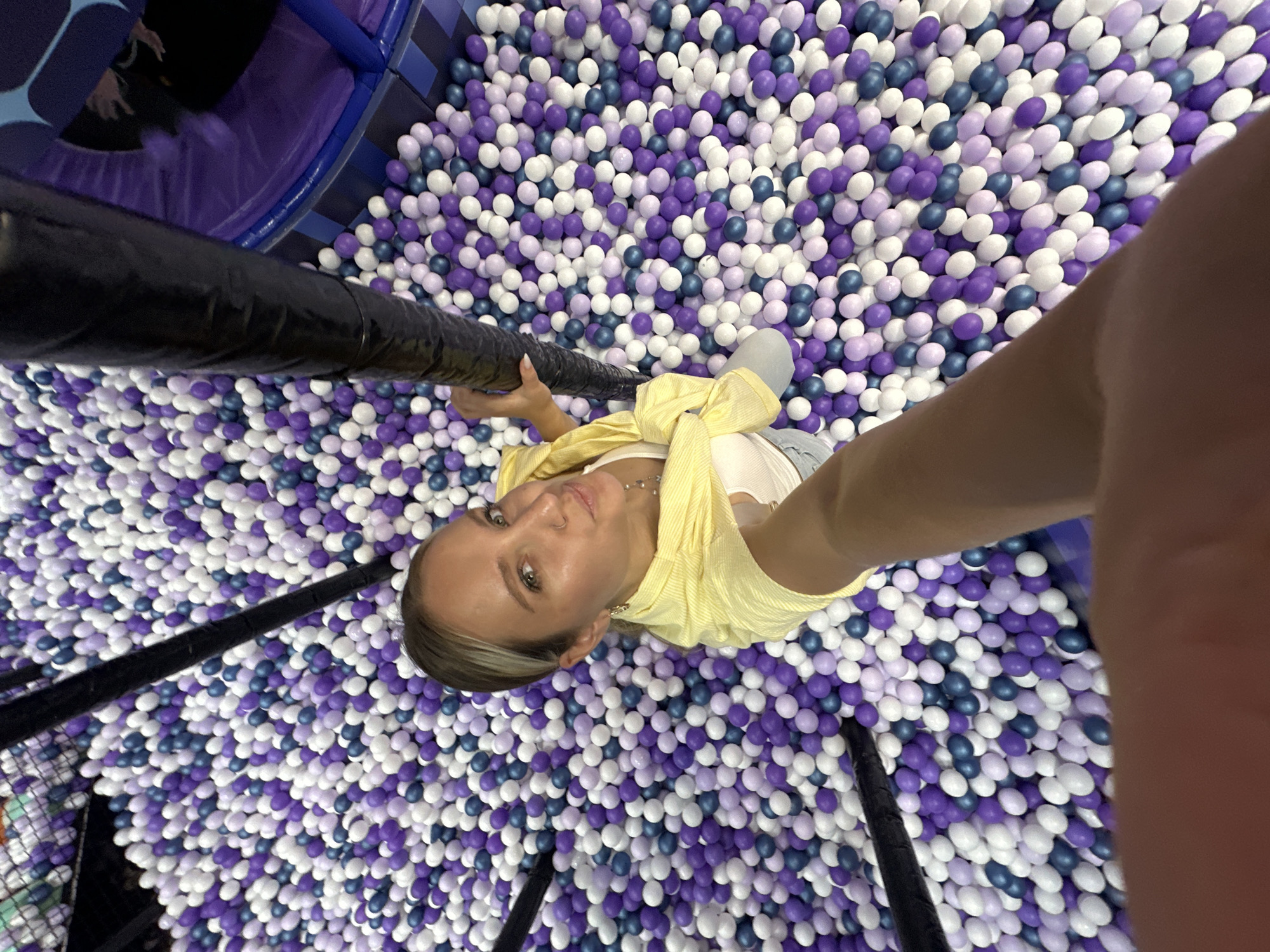 Indoor play area in Saint Petersburg, ball pits and slides