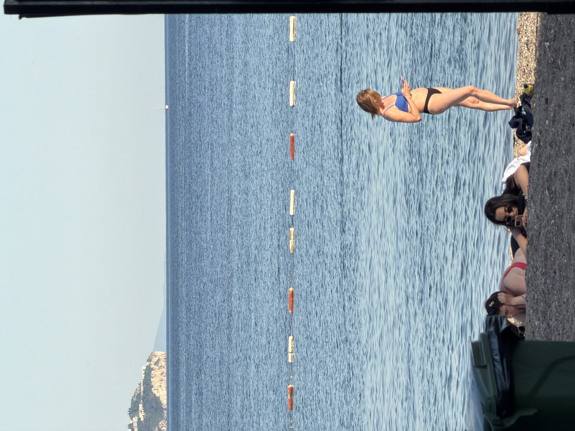 Afternoon beach leisure activities documented in Budva, Montenegro