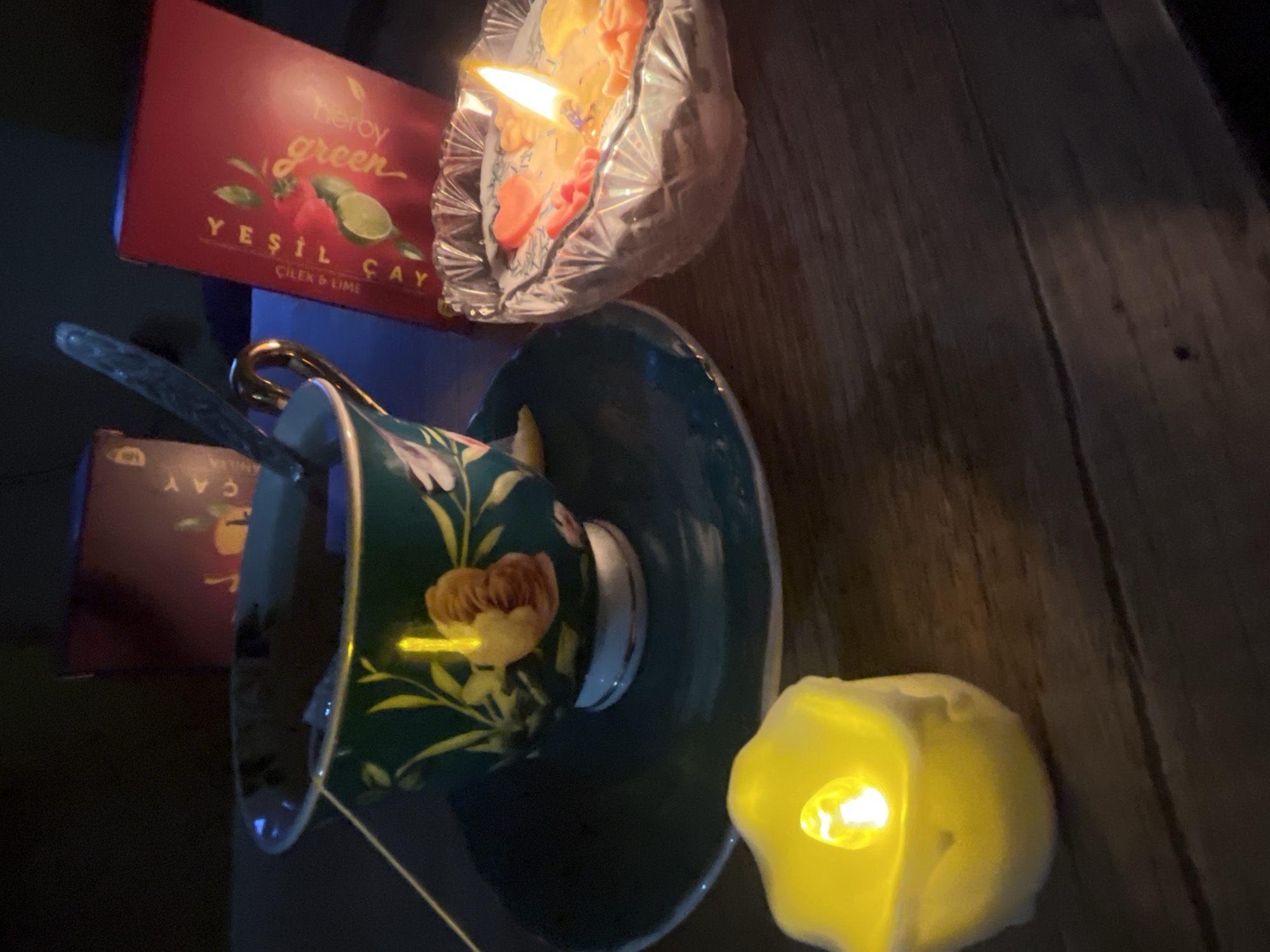 Quiet Sunday evening tea time captured in Alanya home