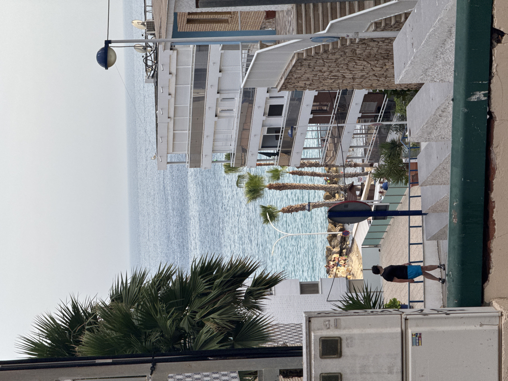 Street scenes along Spain's Costa Blanca on a hazy June afternoon