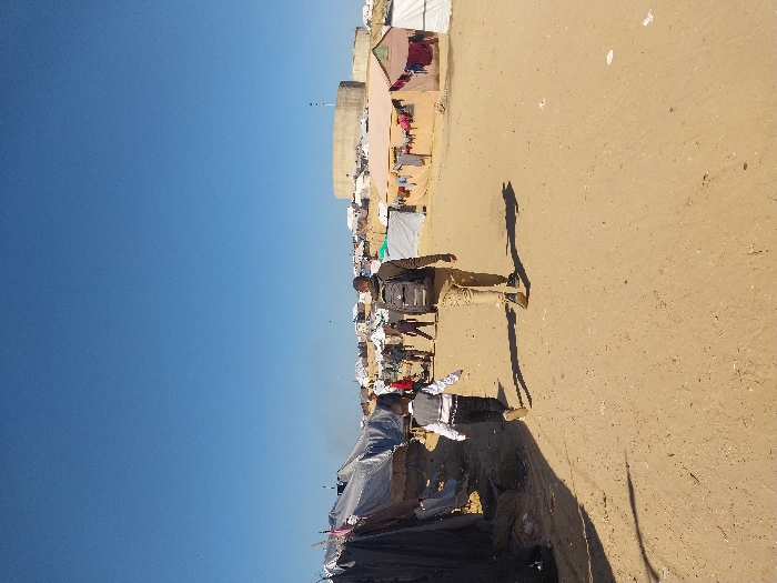 Daily life documented in Khan Yunis temporary settlement