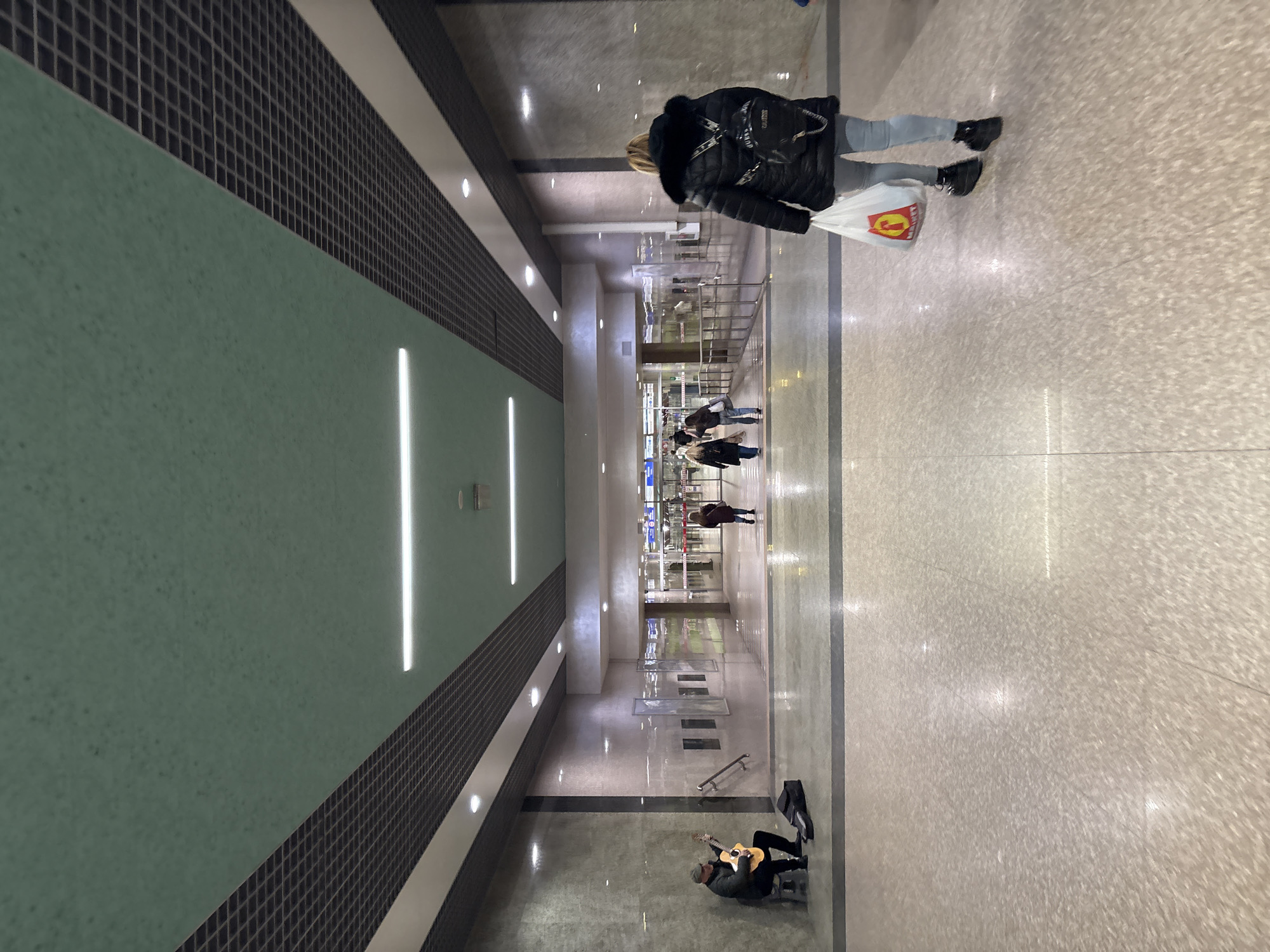Underground pedestrian walkway documented in Sofia, Bulgaria